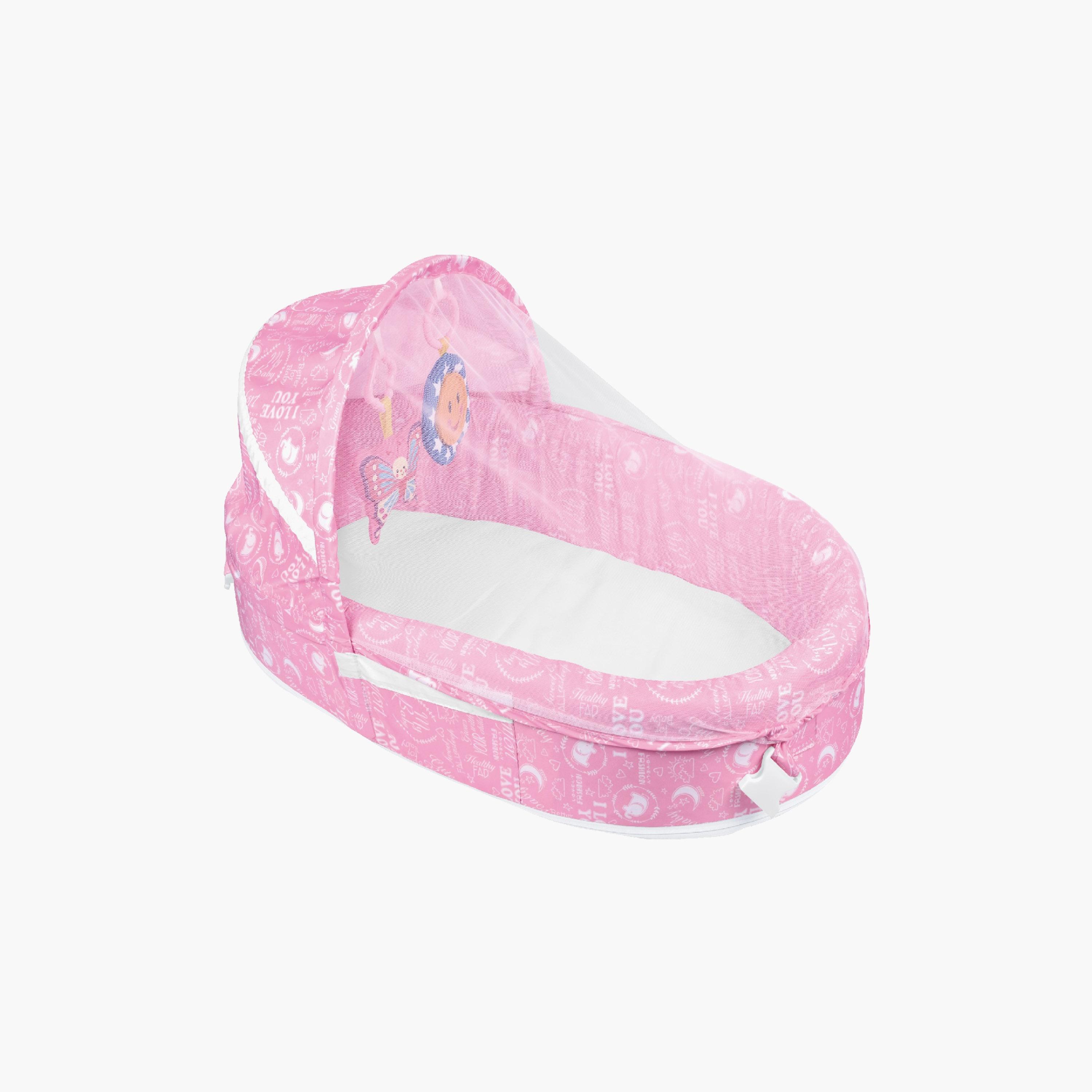 مهد محمول مزود بحقيبة سفر وناموسية من تيي بيبي-baby-nursery-furniture-cribsandbeds-bassinets-image-1