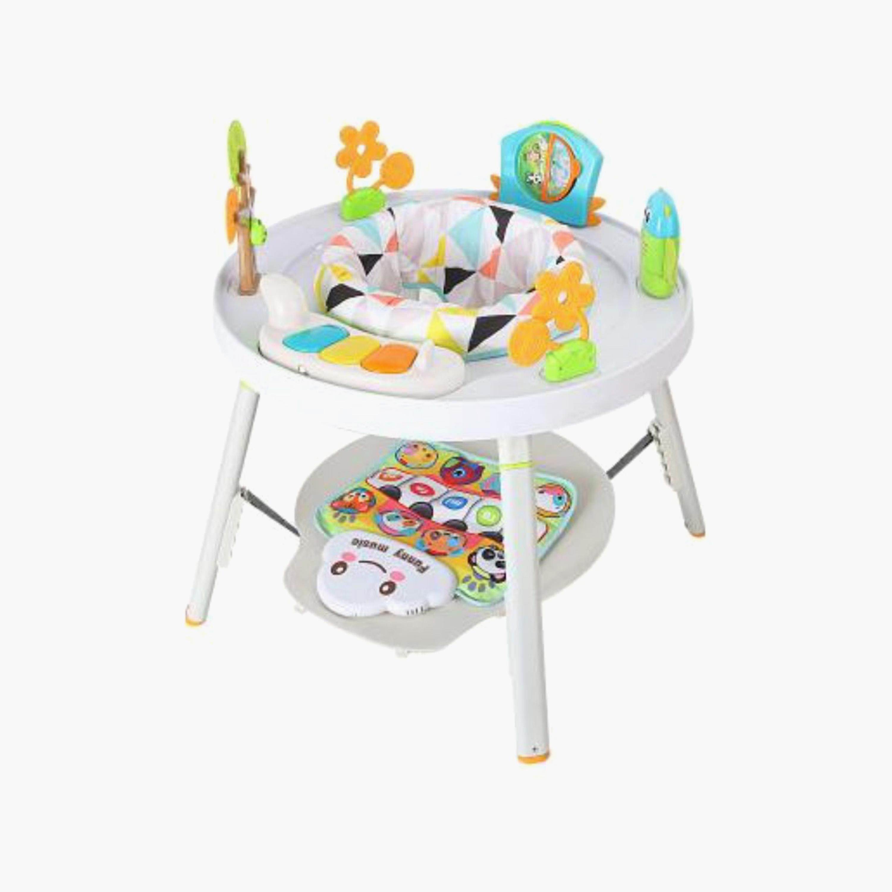 Yaya Duck Babylove 3-Stage Jumper Activity Center, White-baby-infantactivity-bouncers-image-1