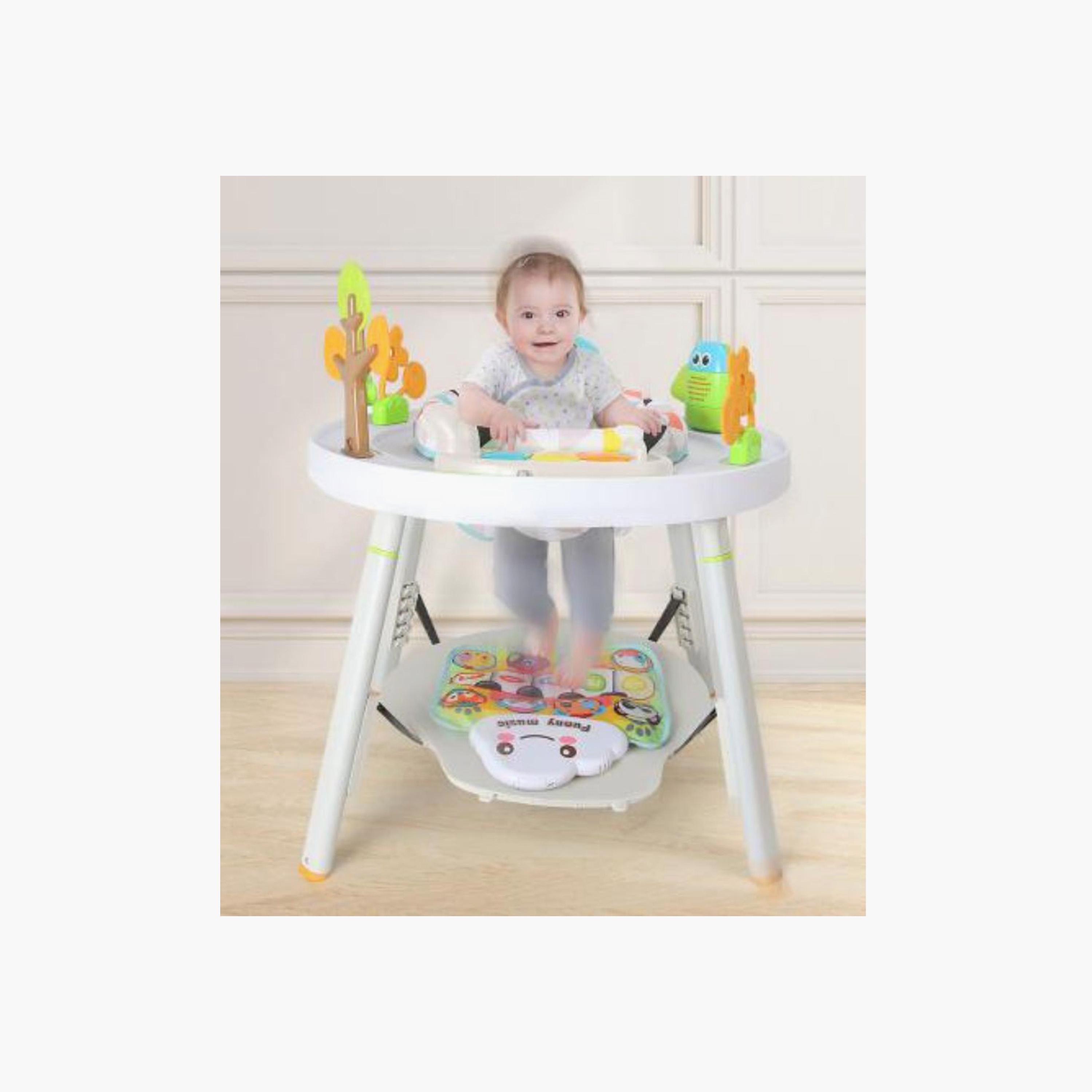 Yaya Duck Babylove 3-Stage Jumper Activity Center, White-baby-infantactivity-bouncers-image-2