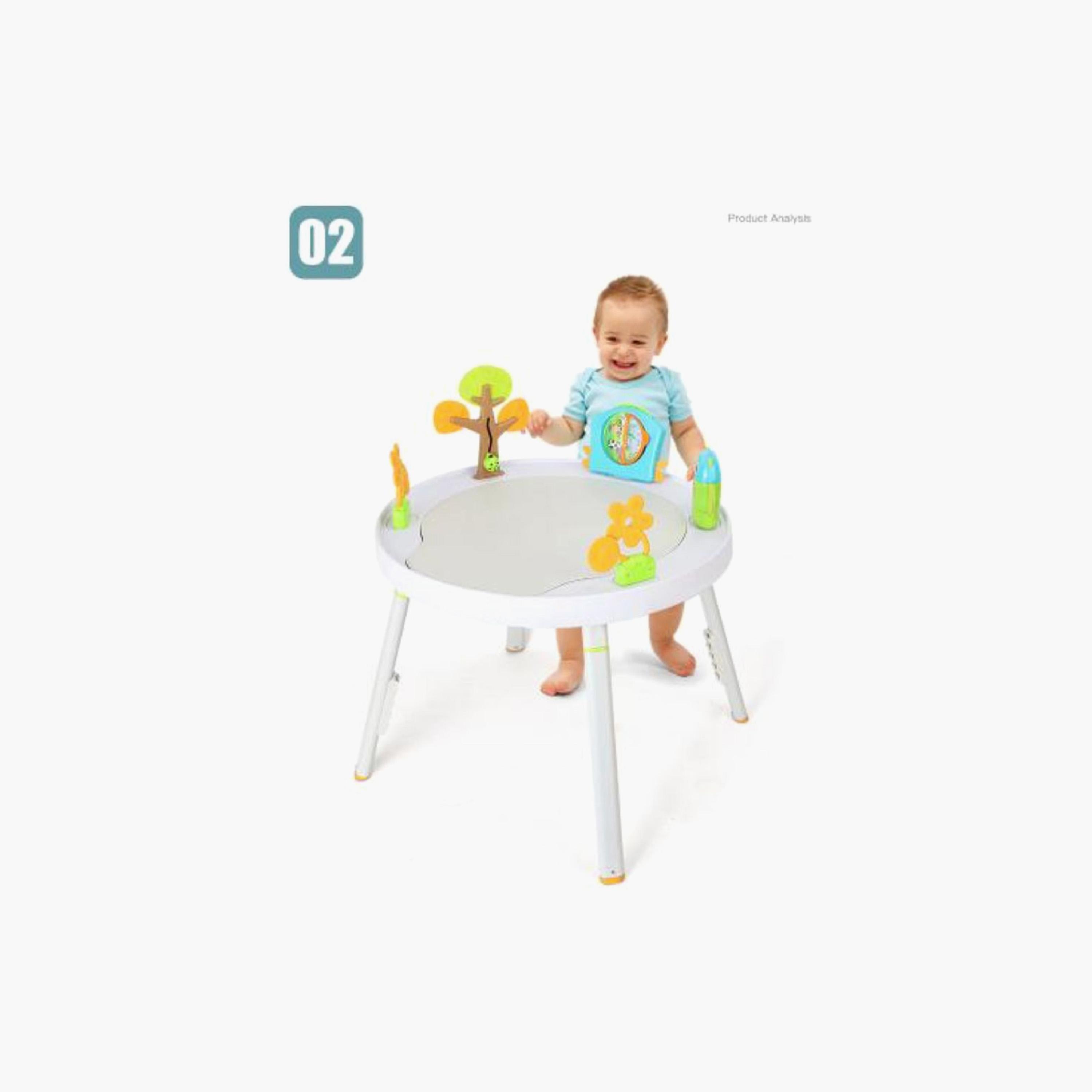 Yaya Duck Babylove 3-Stage Jumper Activity Center, White-baby-infantactivity-bouncers-image-3