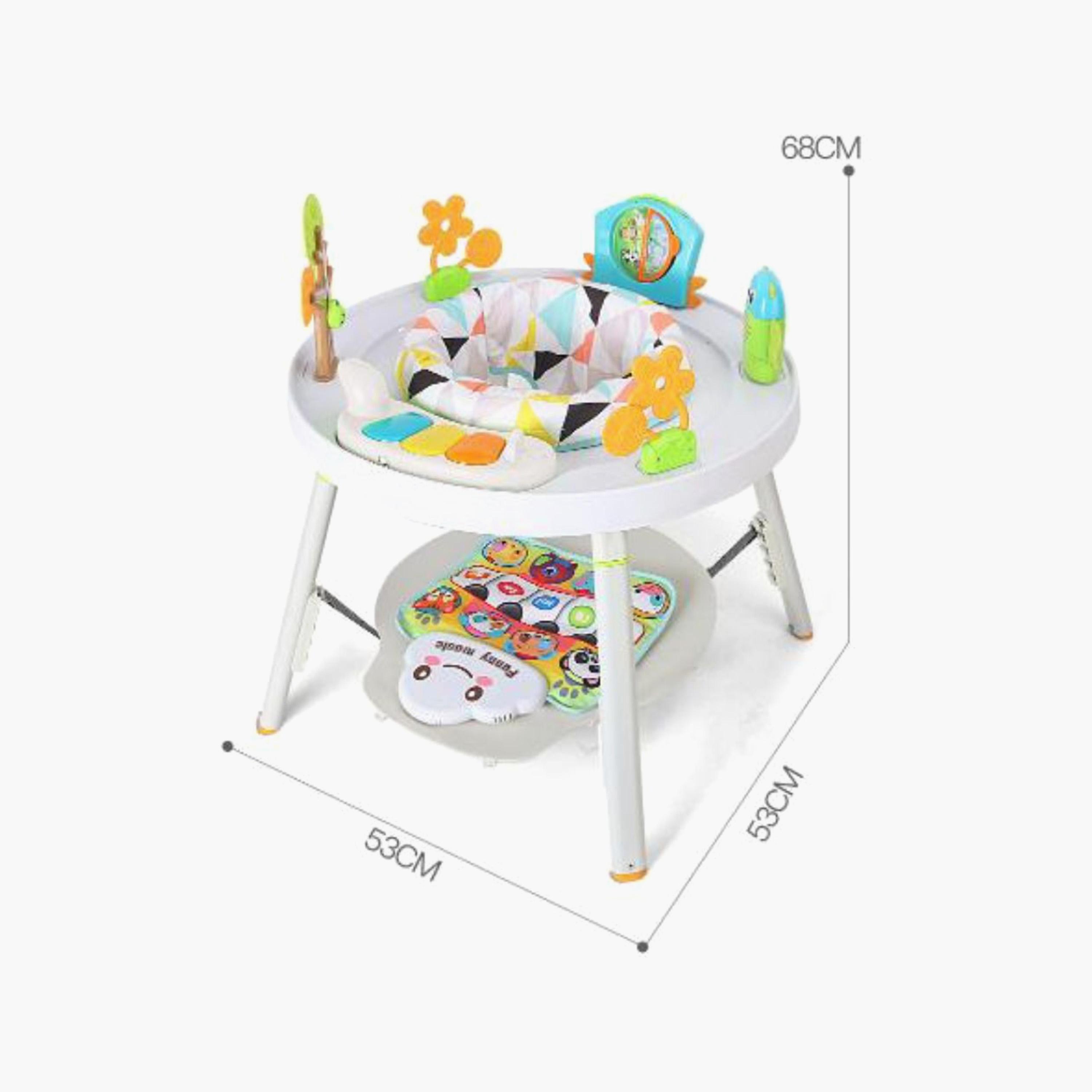Yaya Duck Babylove 3-Stage Jumper Activity Center, White-baby-infantactivity-bouncers-image-5