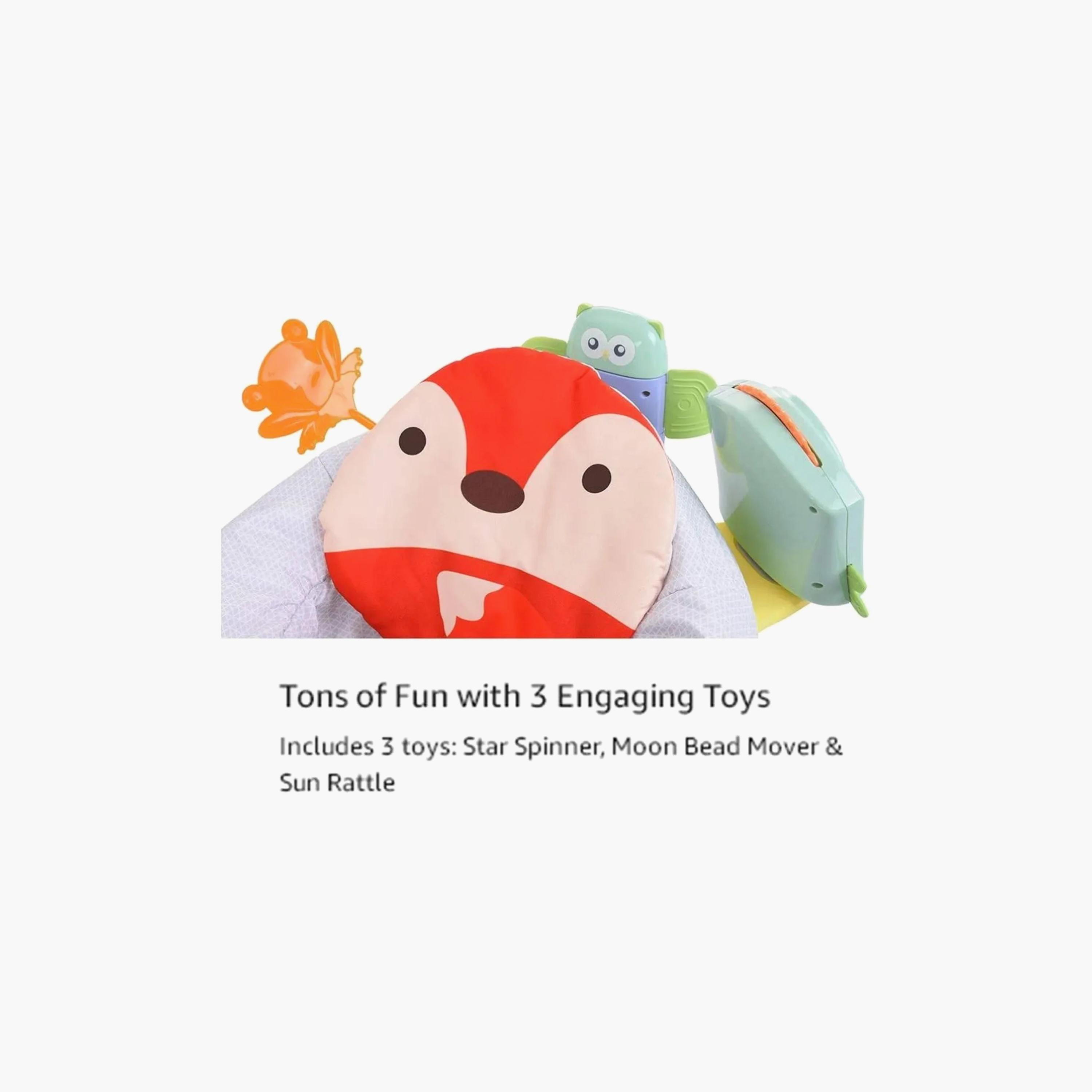 Yaya Duck Babylove Dinning Booster Seat, Fox-baby-feeding-highchairsandboosters-image-4