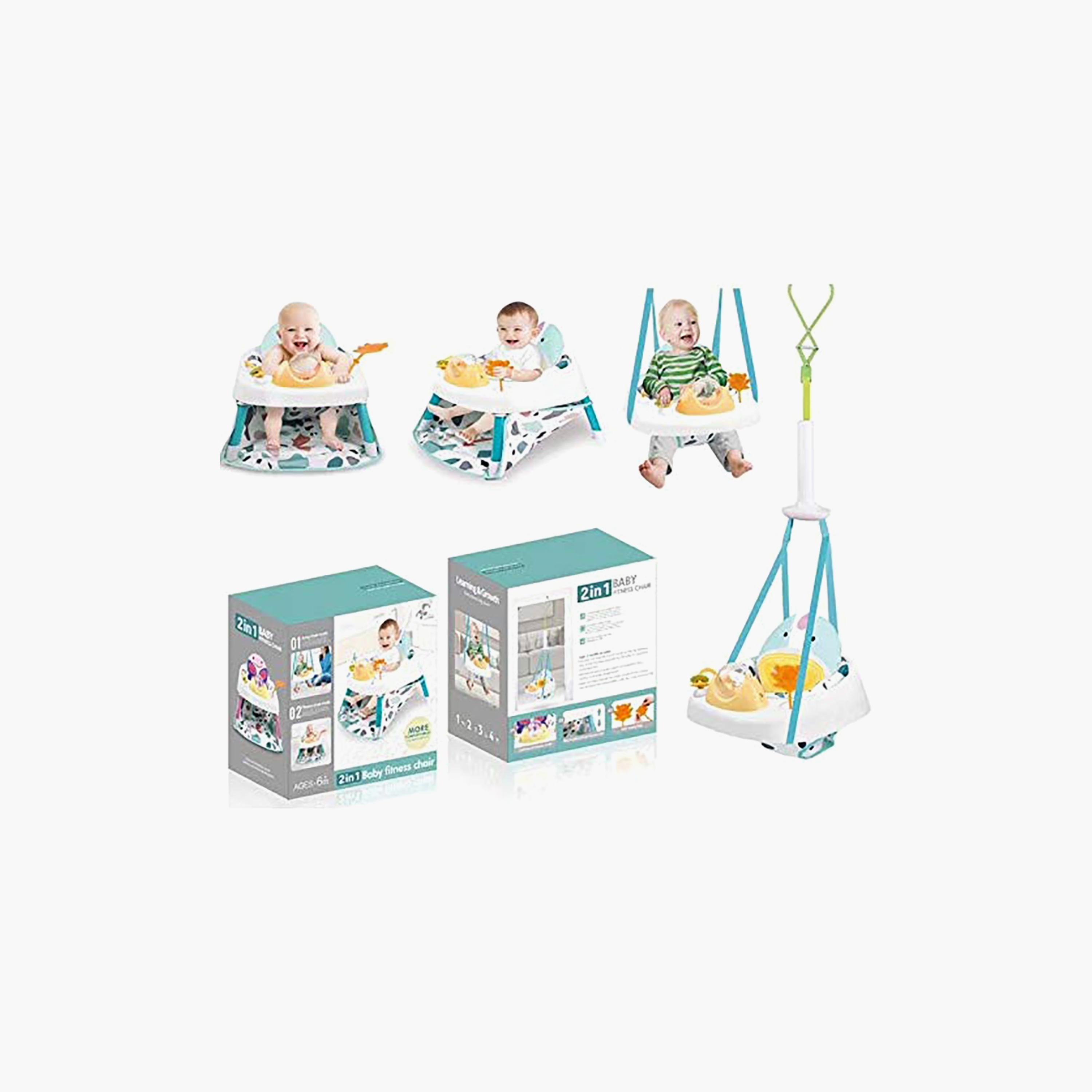 Yaya Duck Babylove Swing & Jump Bouncer-baby-infantactivity-bouncers-image-2