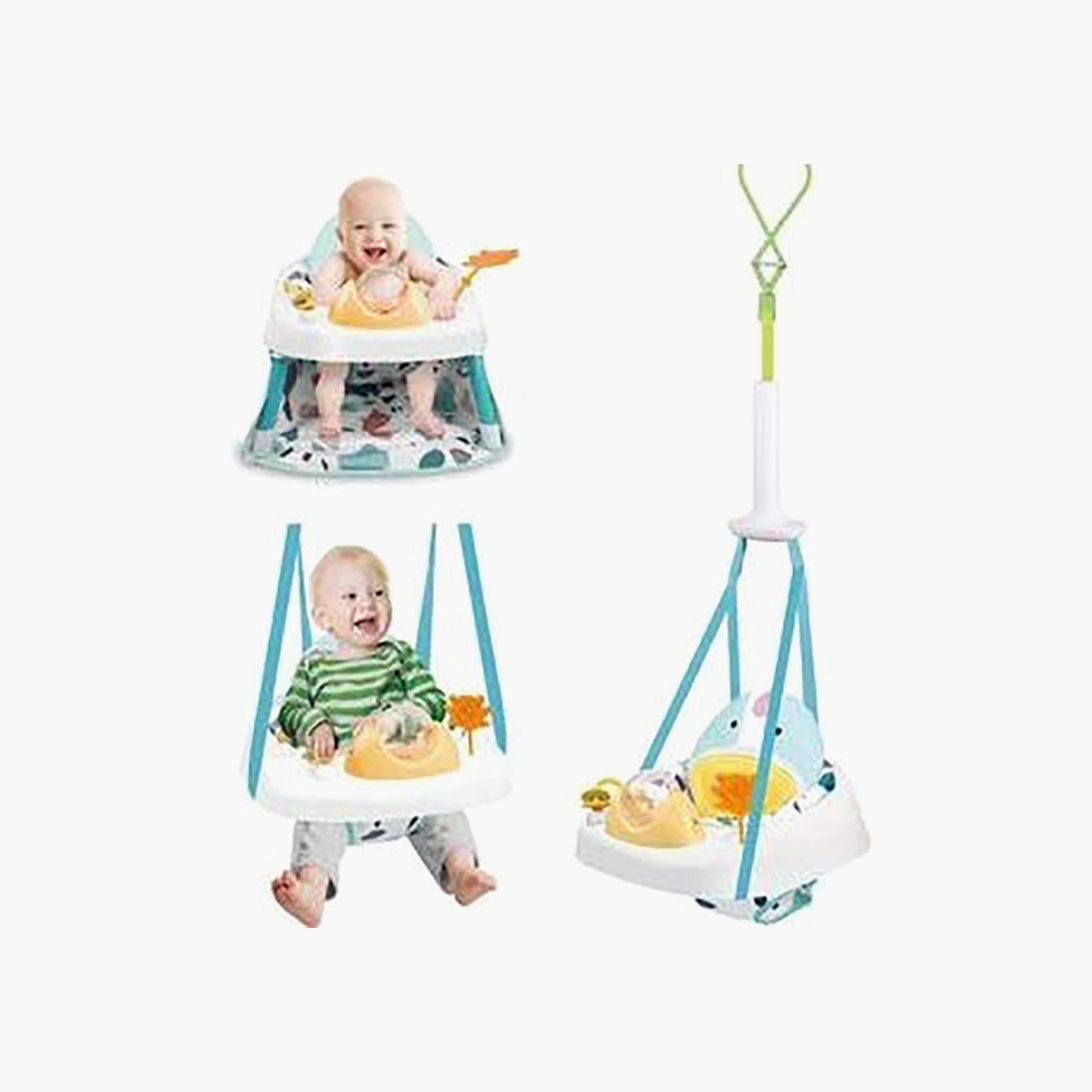 Yaya Duck Babylove Swing & Jump Bouncer-baby-infantactivity-bouncers-image-5