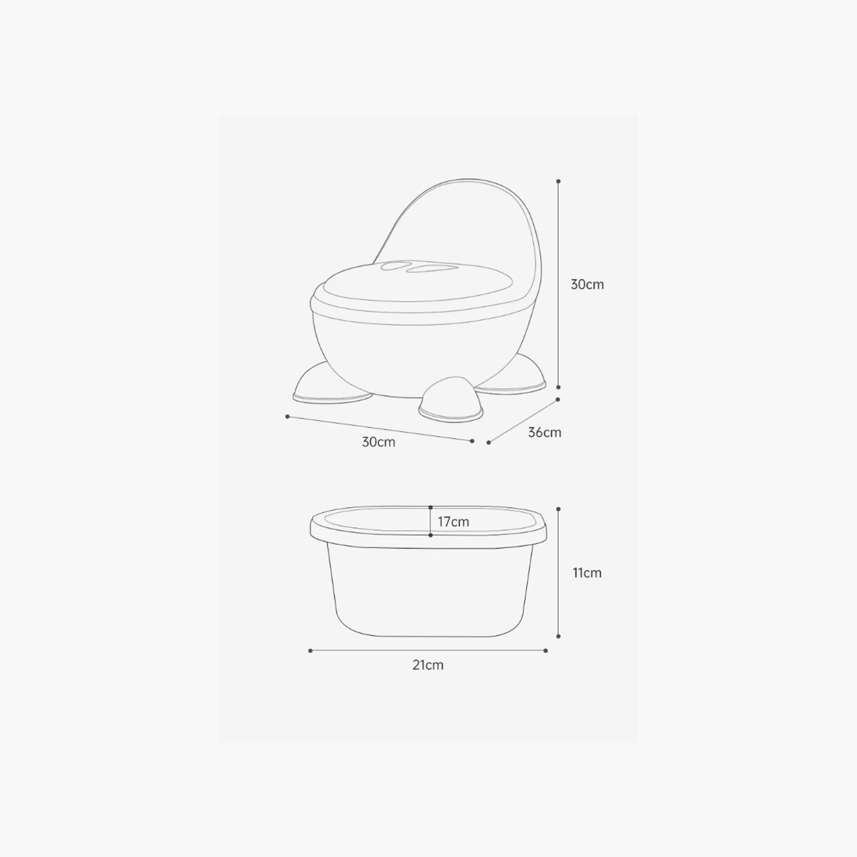 مقعد تدريب على المرحاض من ليتل أنجل، متعدد الألوان-baby-diapering-pottytraining-image-5