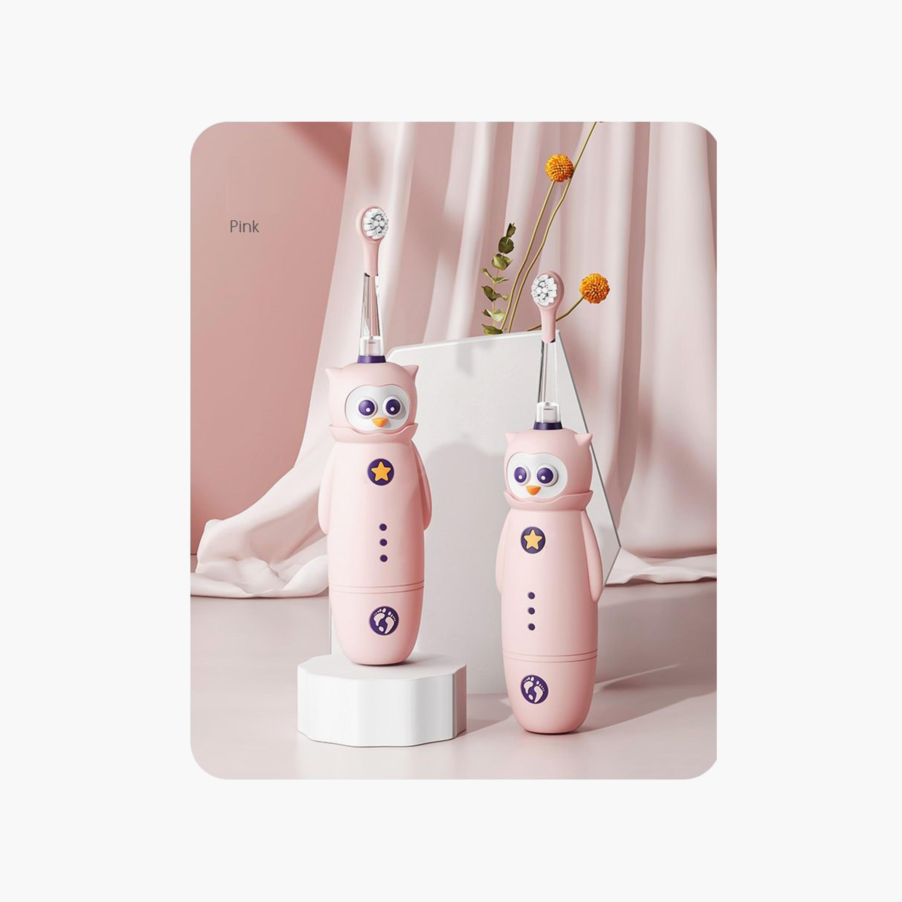 فرشاة أسنان كهربائية للأطفال من ليتل أنجل، بومة-baby-bathandcare-oralcare-image-2