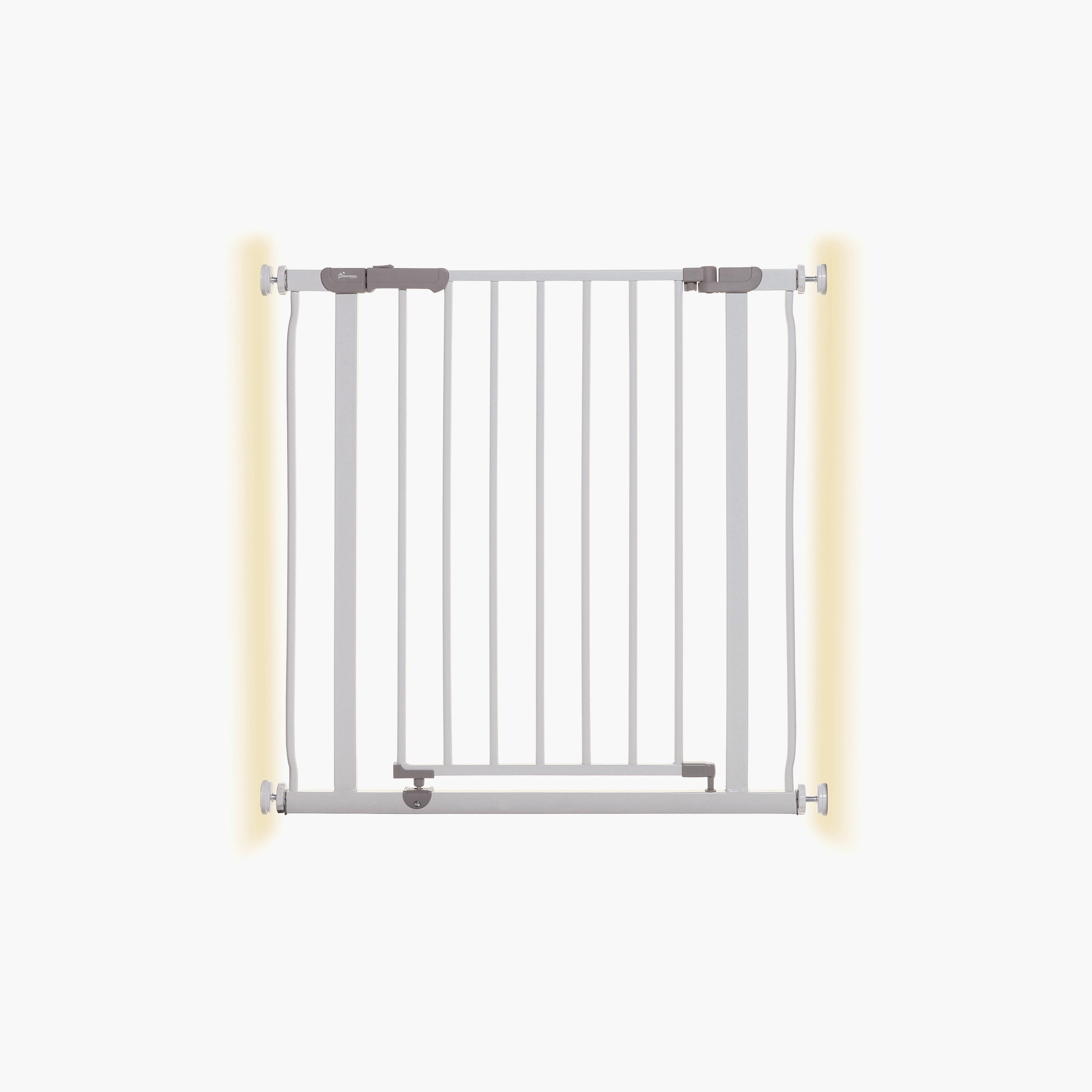 Dreambaby Ava Pressure Mounted Child Security Gate, White-baby-healthandsafety-babyproofing-image-1