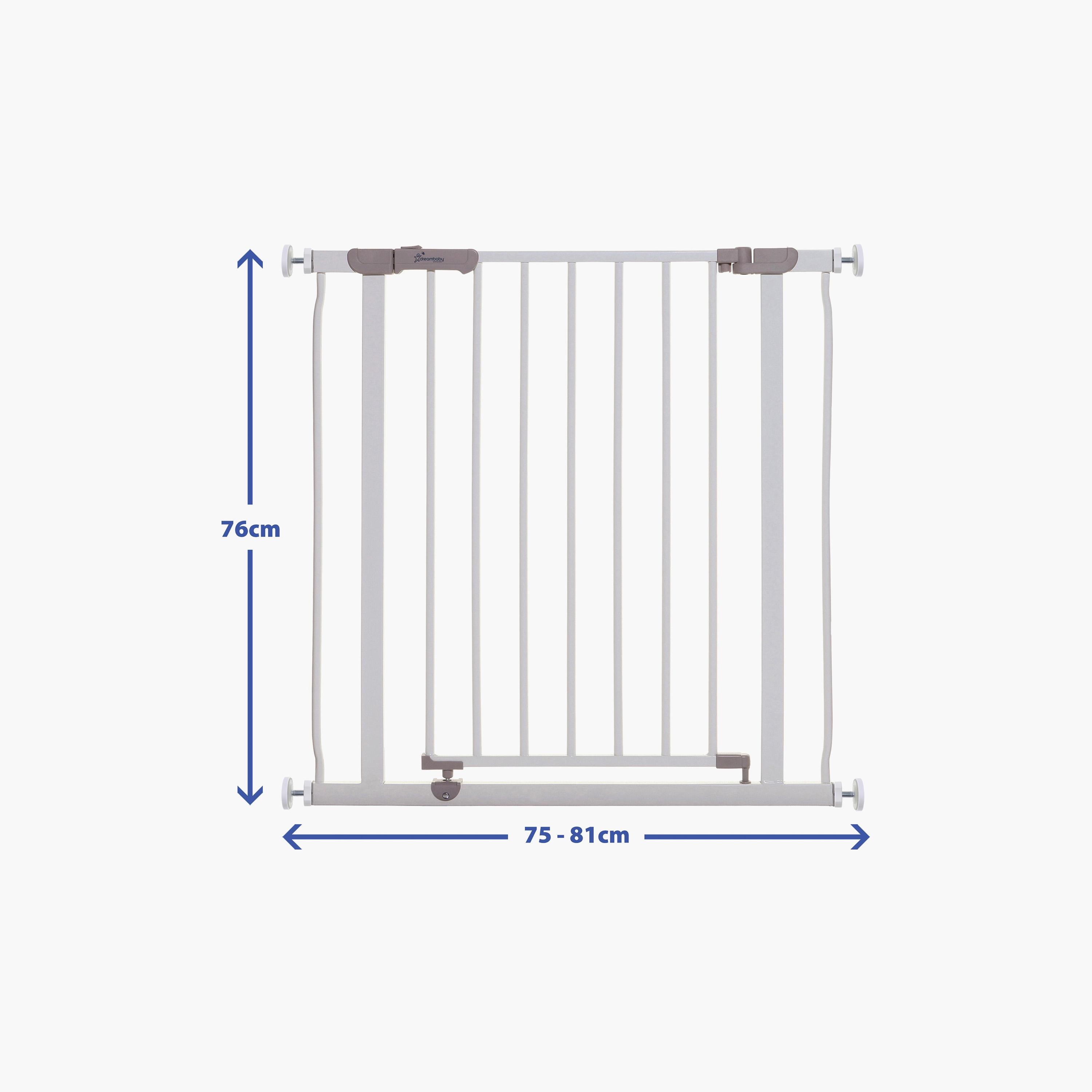 Dreambaby Ava Pressure Mounted Child Security Gate, White-baby-healthandsafety-babyproofing-image-4