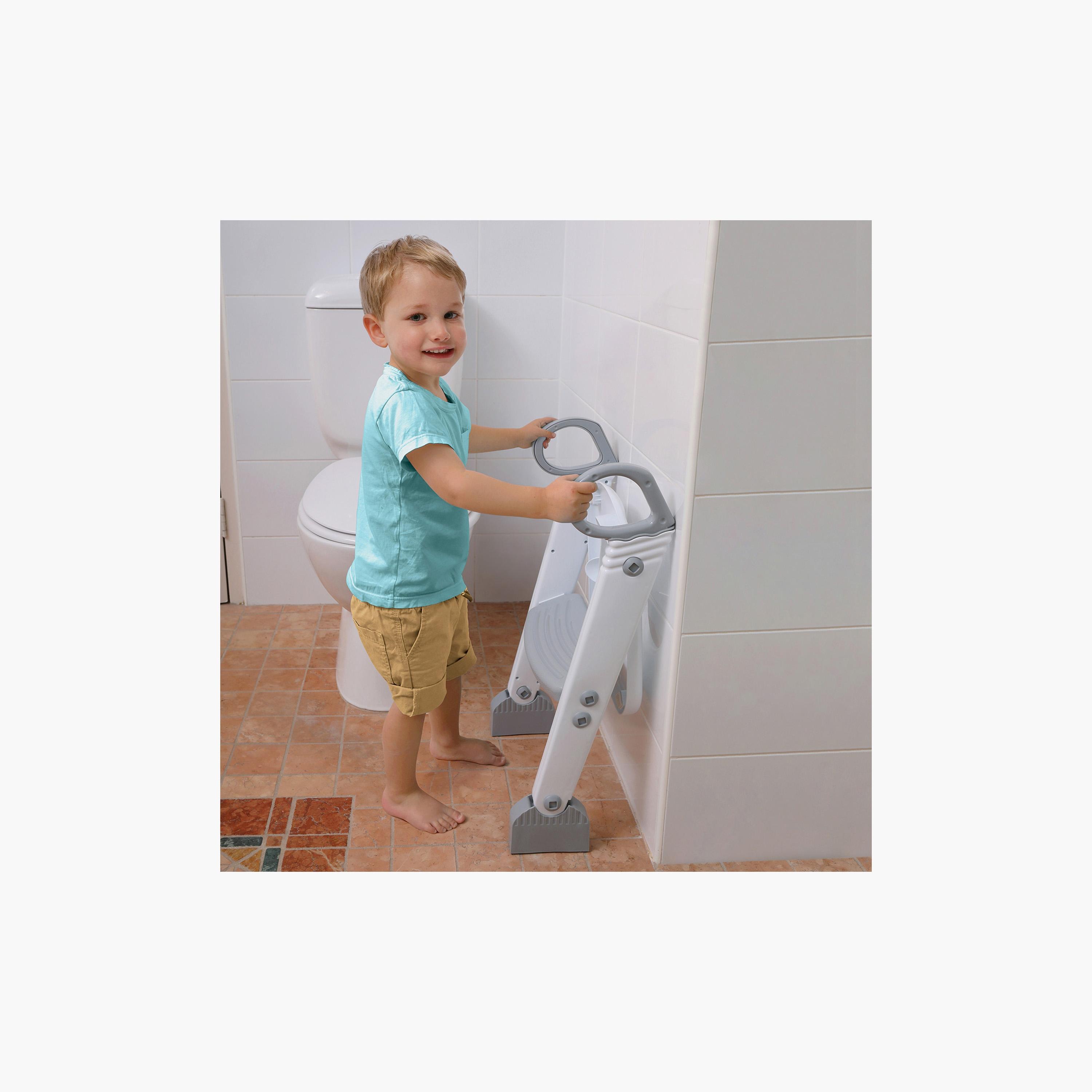 Dreambaby Step-Up Potty Training Toilet Seat Topper, Grey/White-baby-diapering-pottytraining-image-5