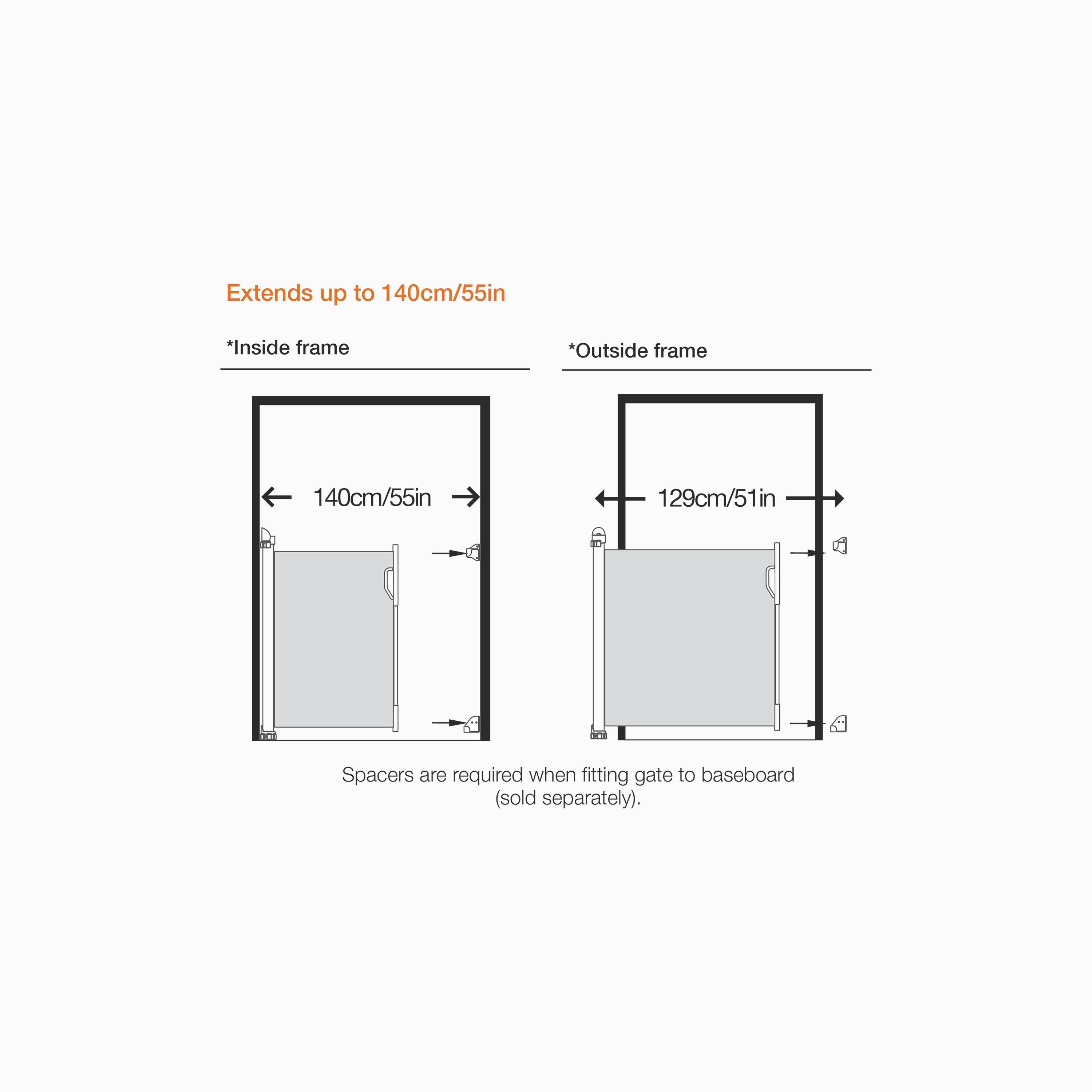 بوابة أمان للأطفال قابلة للضم من دريم بيبي-baby-healthandsafety-babyproofing-image-1