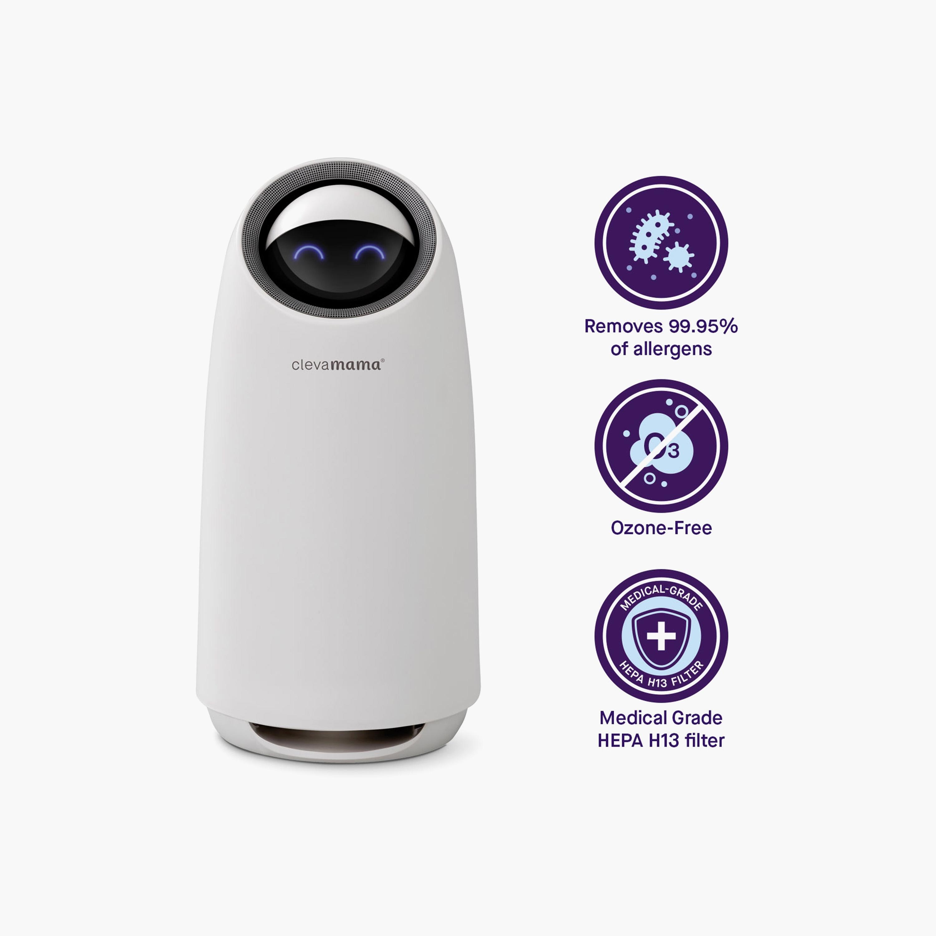 ClevaMama ClevaPure HEPA Air Purifier, White-baby-healthandsafety-thermometersandaspirators-image-5