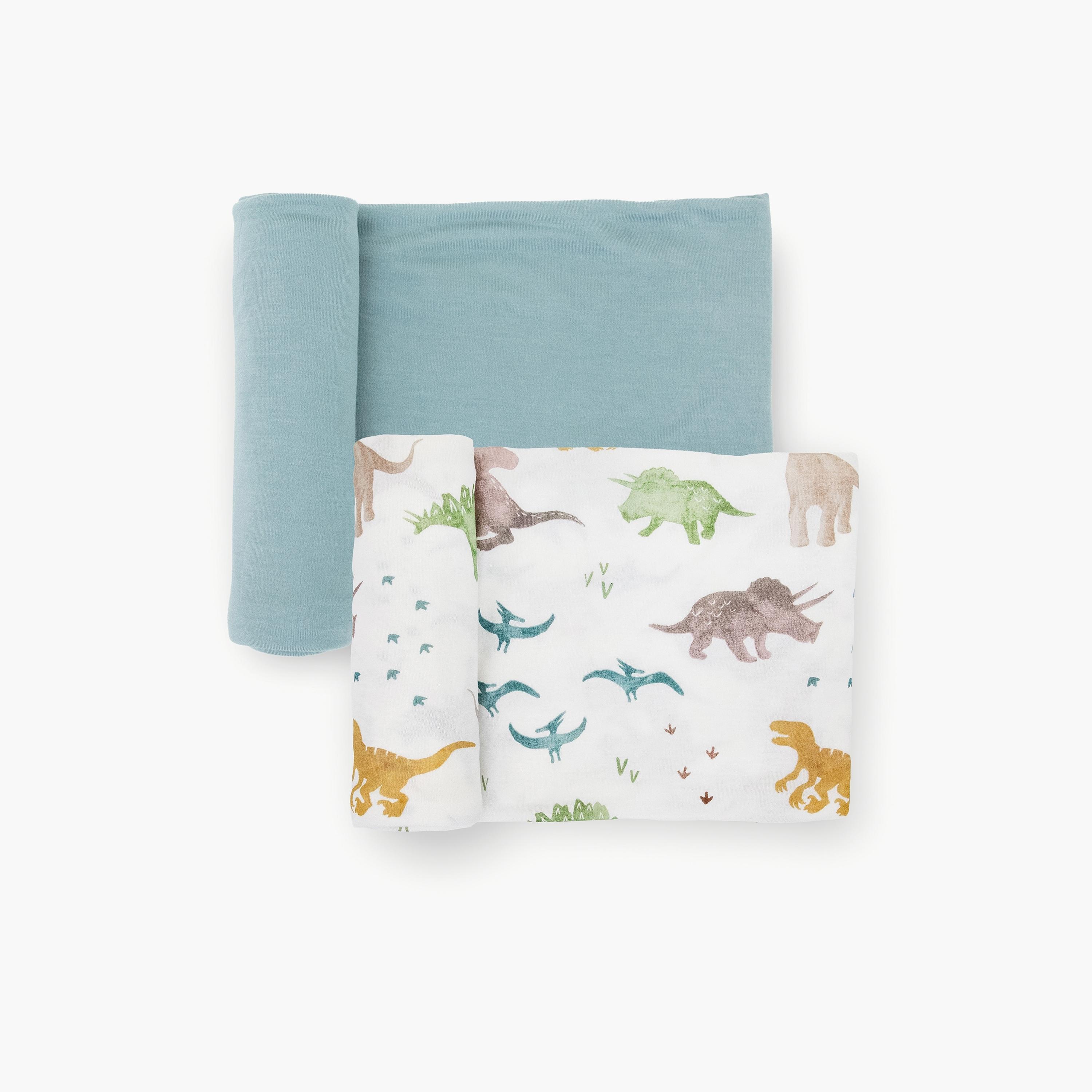 Little Unicorn 2-Piece Stretch Knit Swaddle-baby-nursery-blanketsandswaddles-swaddlesandsleepingbags-image-1