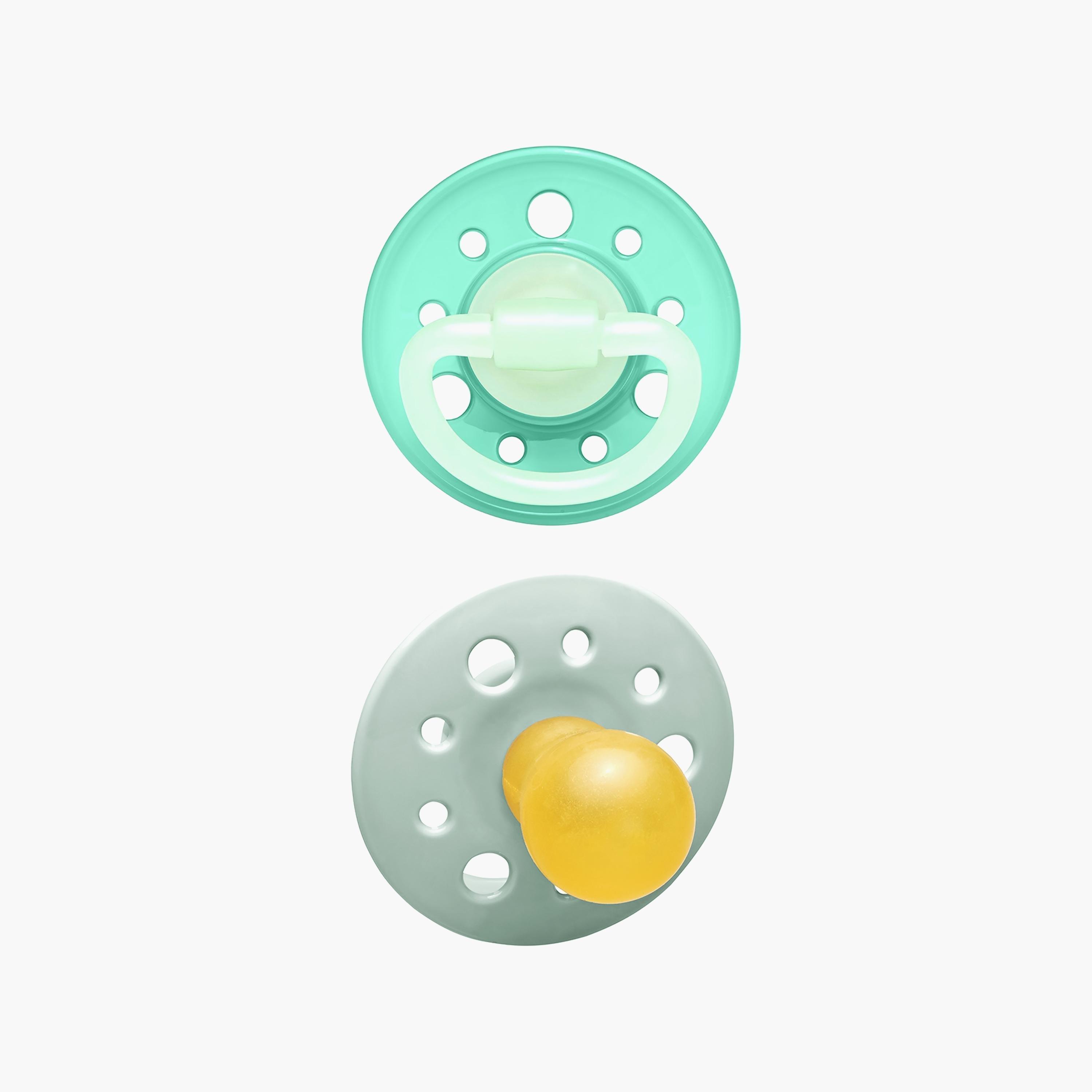 Nip 2-Piece Cherry Glow in the Dark Latex Pacifiers, Grey & Blue-baby-feeding-pacifiers-image-3