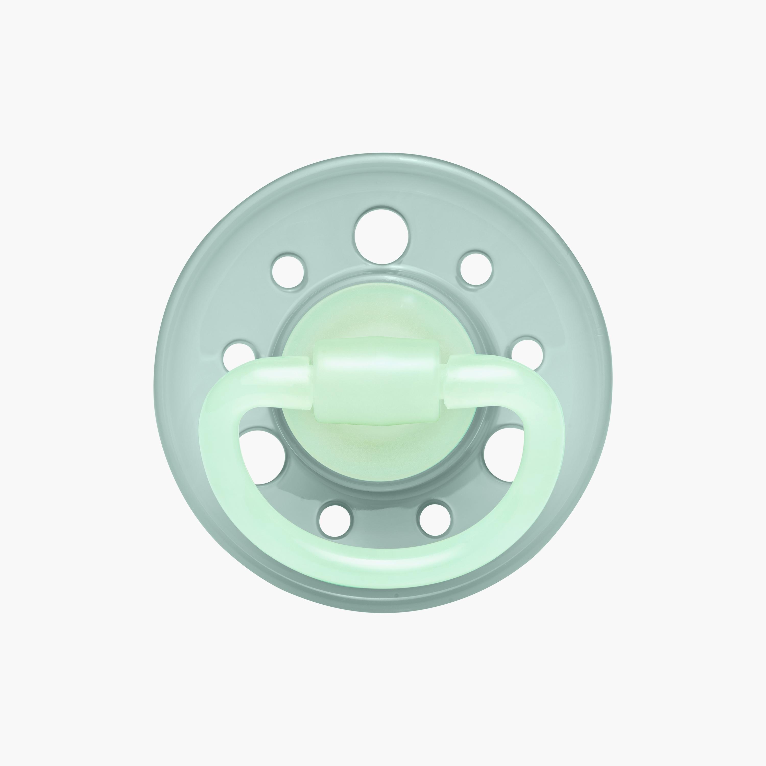 Nip 2-Piece Cherry Glow in the Dark Latex Pacifiers, Grey & Blue-baby-feeding-pacifiers-image-4