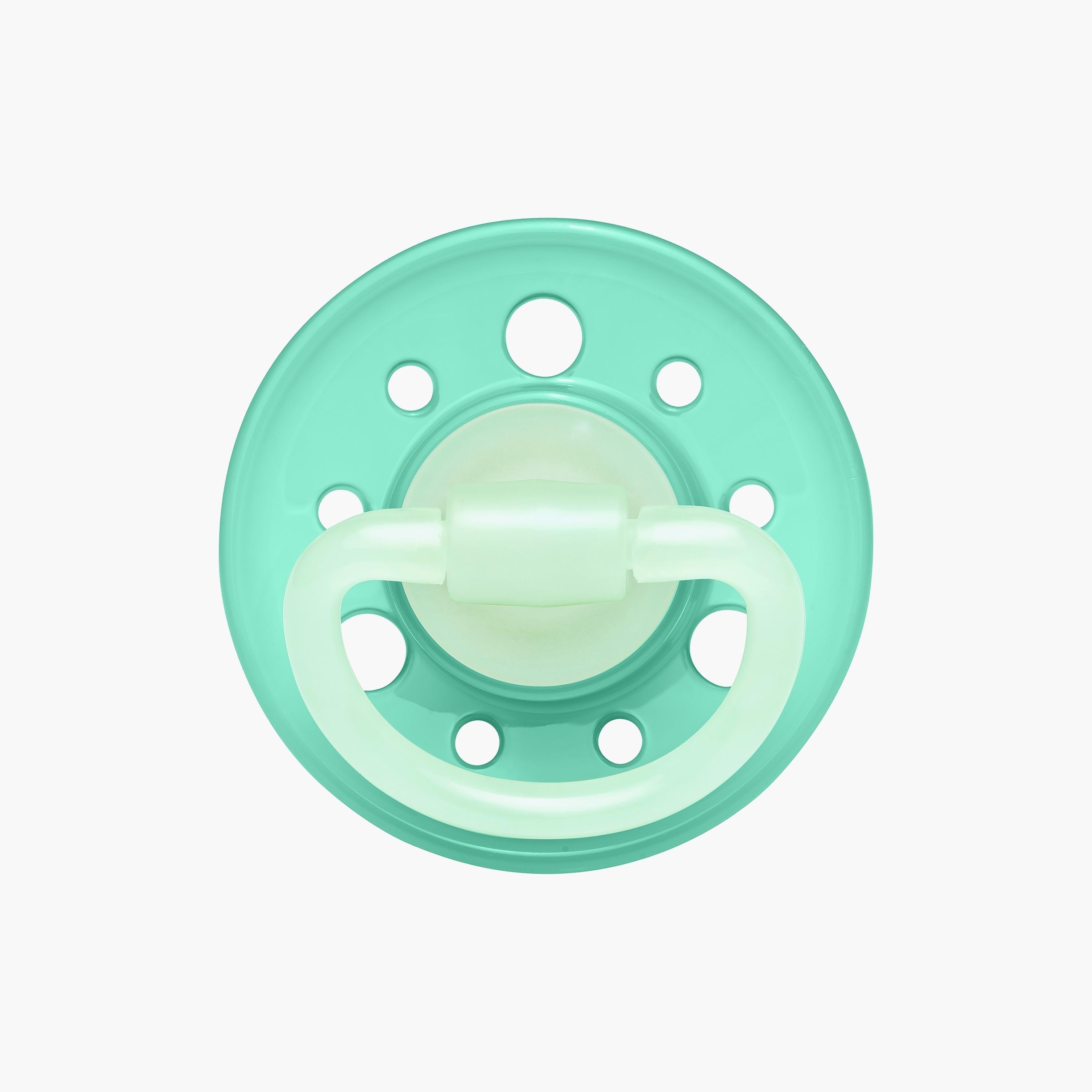 Nip 2-Piece Cherry Glow in the Dark Latex Pacifiers, Grey & Blue-baby-feeding-pacifiers-image-5