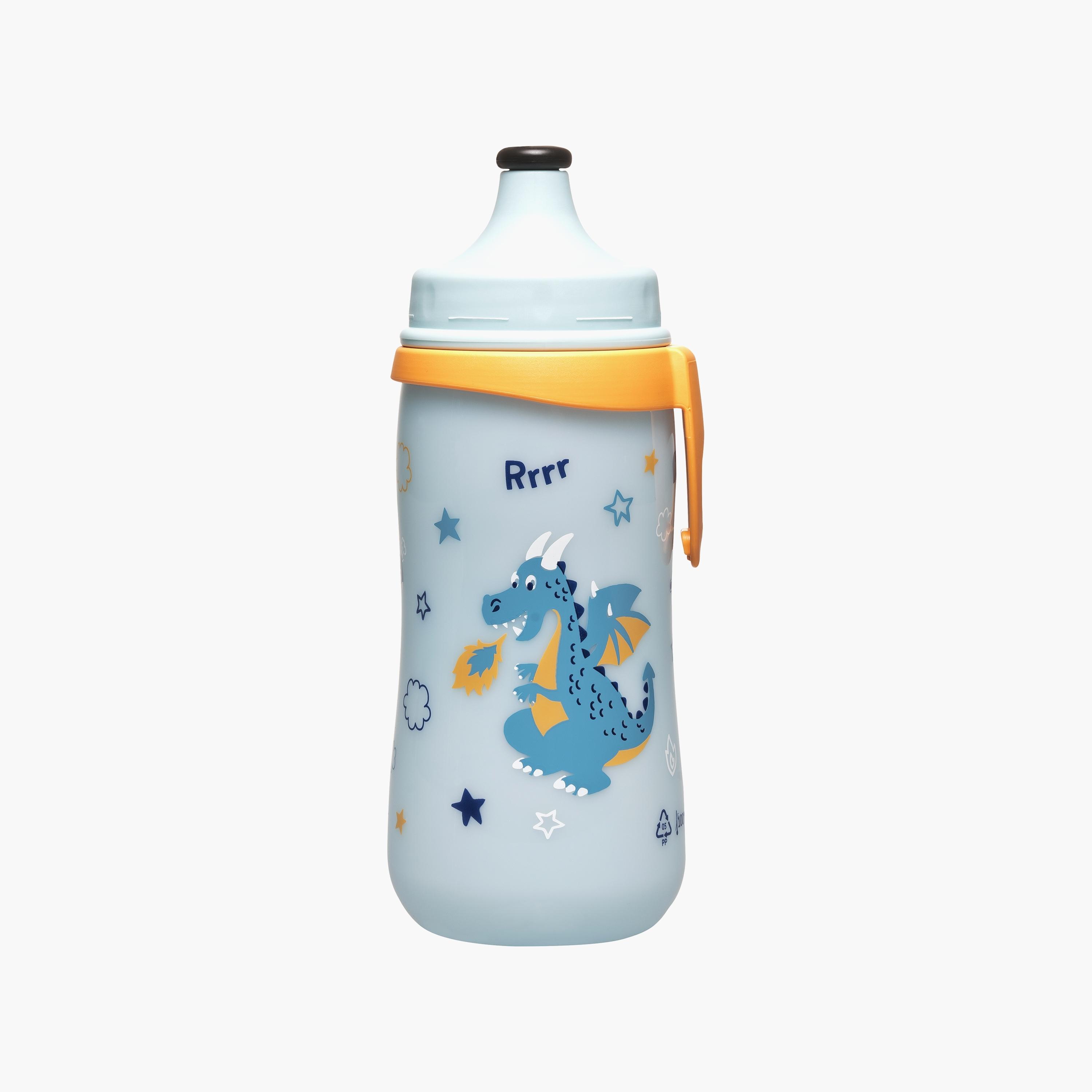 Nip Kids Cup with Push & Pull Lid, Dragon - 330 ML-baby-feeding-feedingbottles-bottlesandteats-image-2