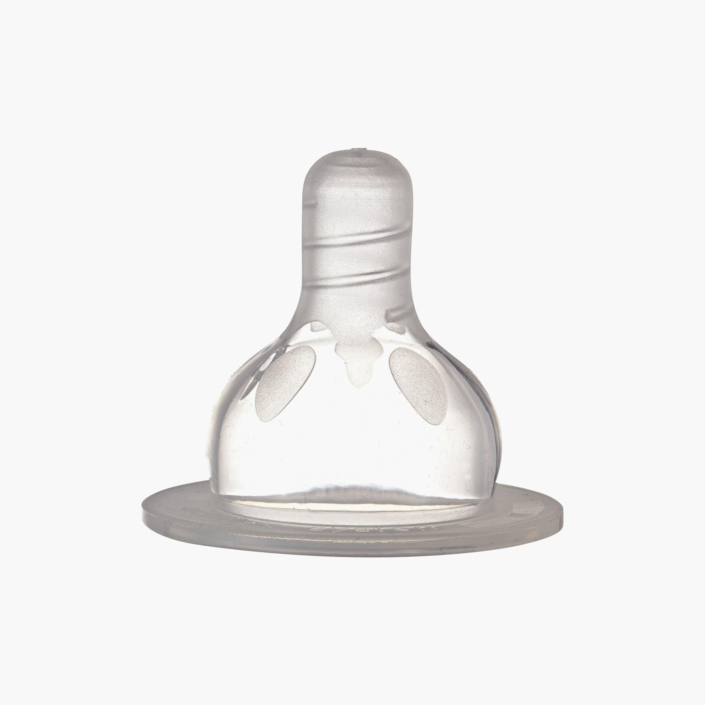 Nip Wide Neck Round Teat, Medium Flow-baby-feeding-feedingbottles-bottlesandteats-image-1