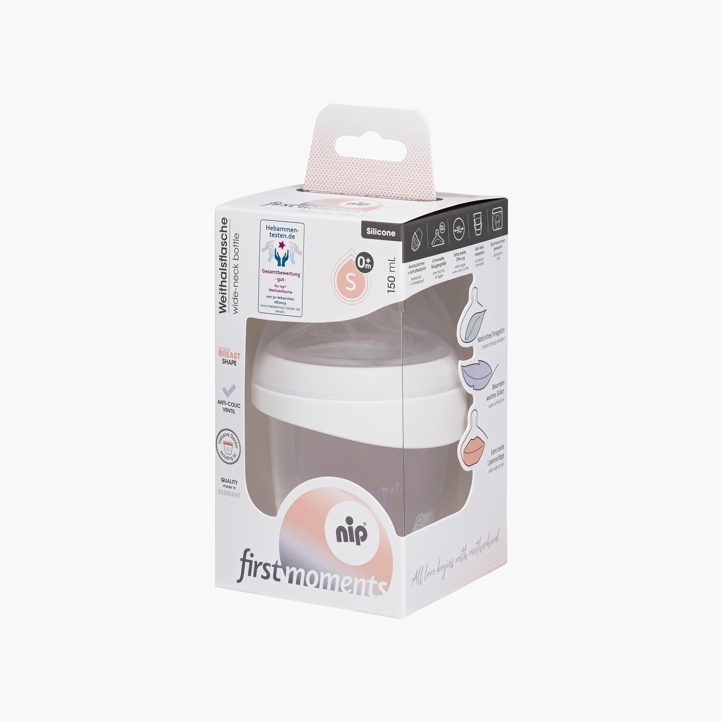 Nip First Moments Wide Neck PP Bottle, Frog - 150 ML-baby-feeding-feedingbottles-bottlesandteats-image-3