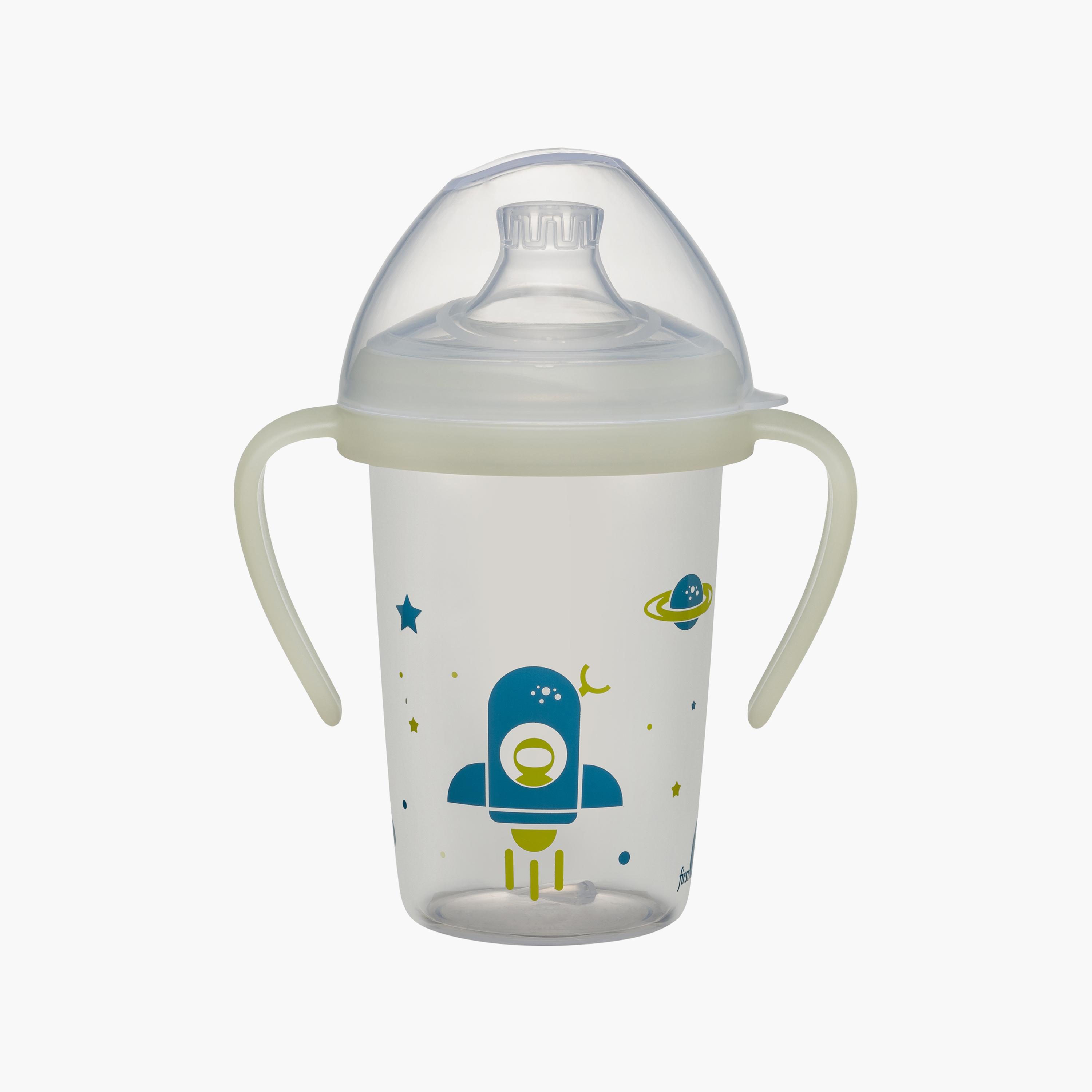Nip First Moments Training PP Bottle, Rocket - 270 ML-baby-feeding-feedingbottles-bottlesandteats-image-1