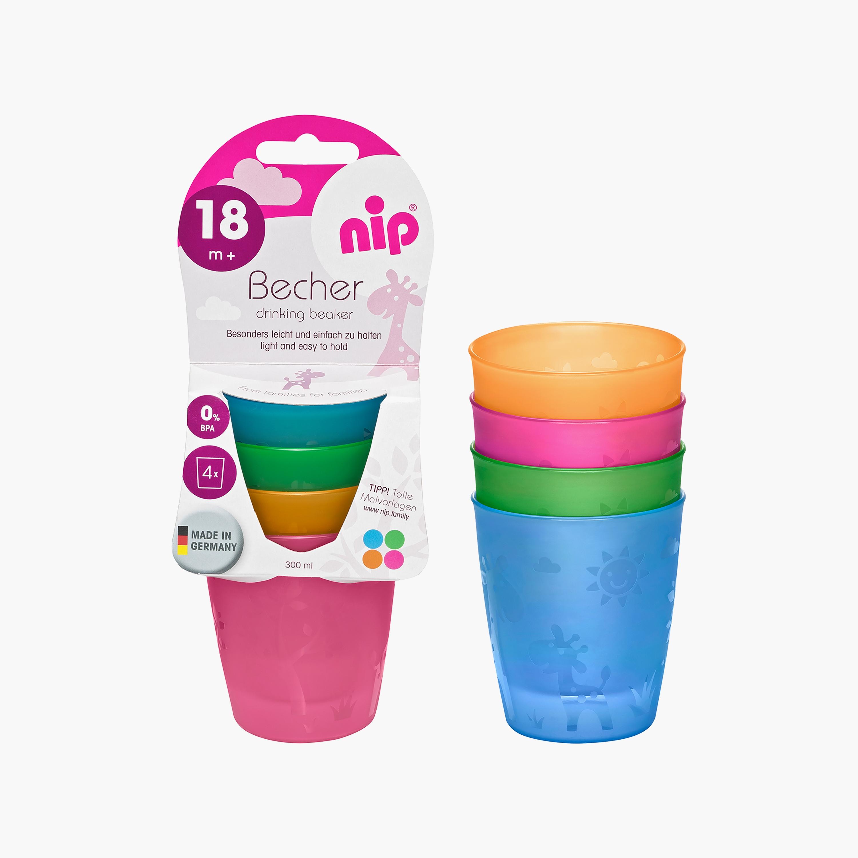 Nip 4-Piece Drinking Beaker-baby-feeding-mealtimeessentials-image-1