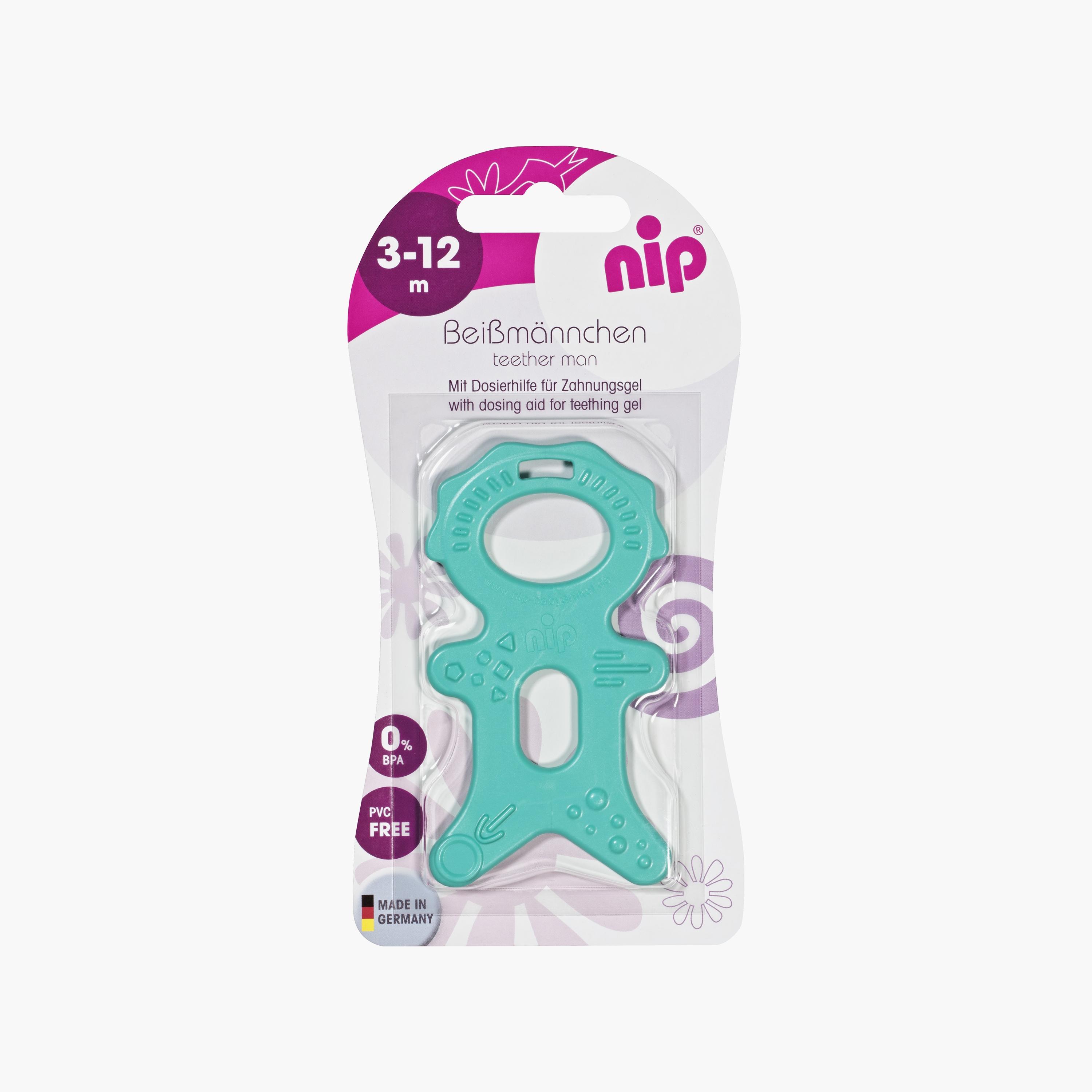 عضاضة شكل الانسان من نيب، أخضر-baby-feeding-teethers-image-1