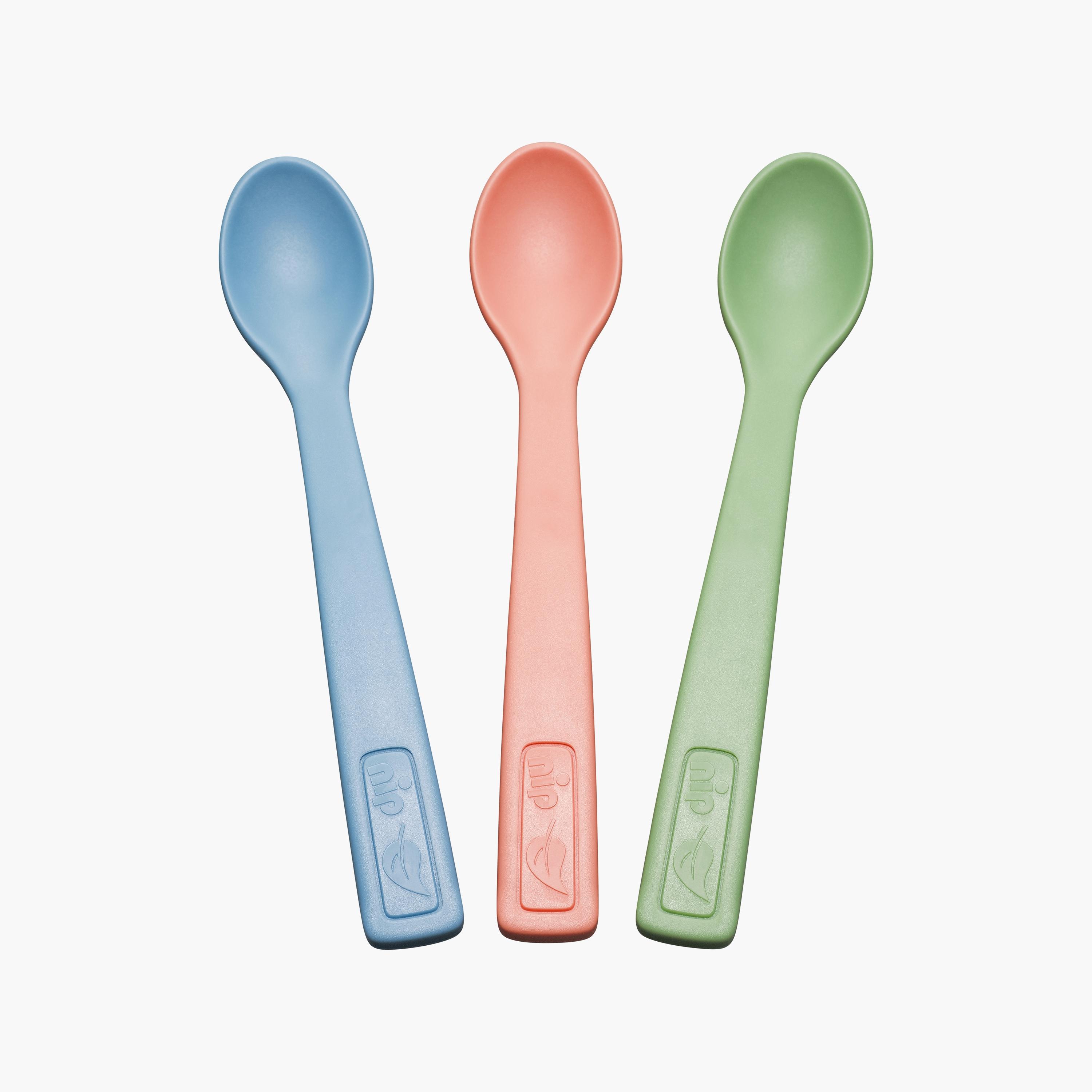 Nip 3-Piece Eco-Friendly Feeding Spoons-baby-feeding-mealtimeessentials-image-1
