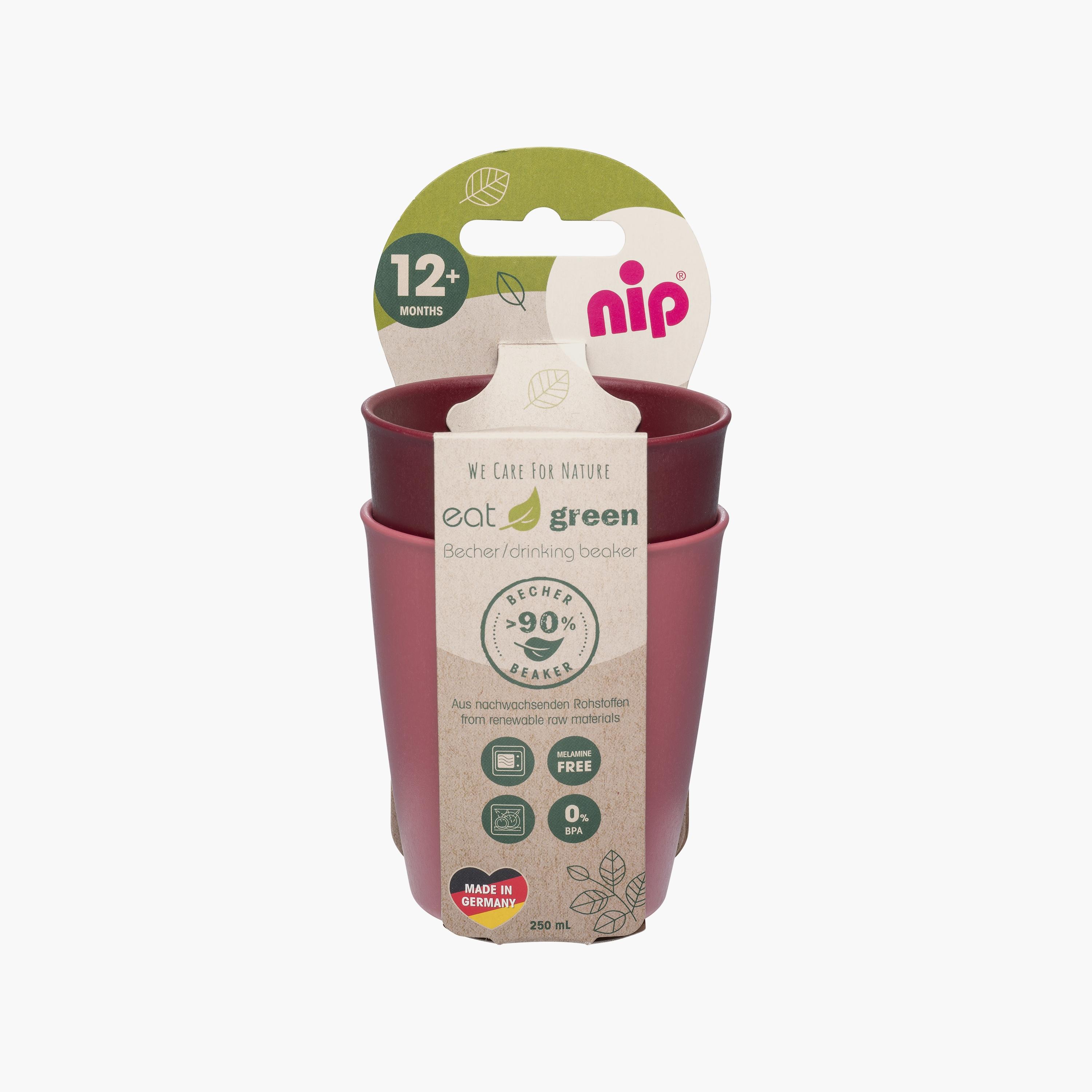 Nip 2-Piece Stackable & Eco-Friendly Drinking Beakers-baby-feeding-mealtimeessentials-image-2