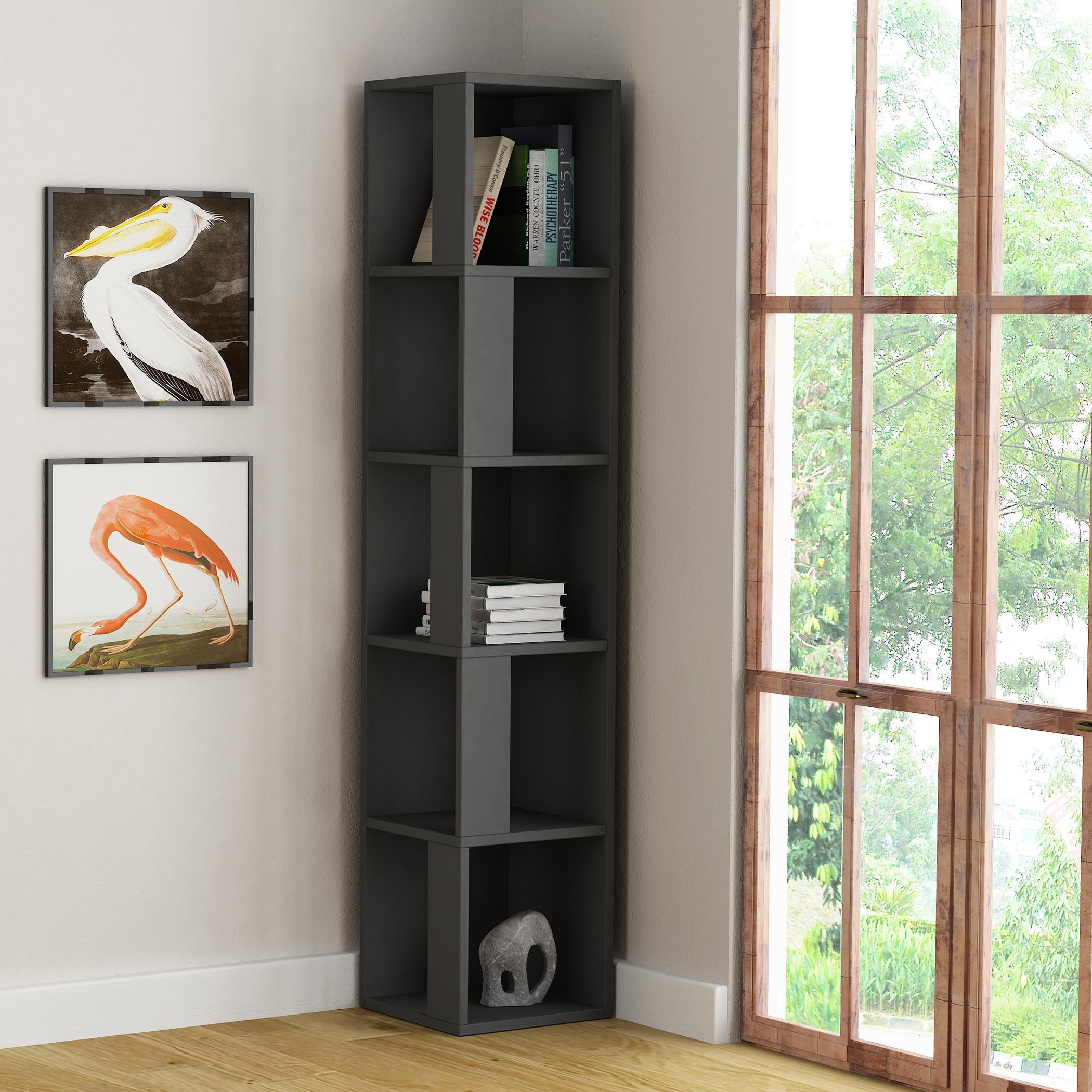 Piano Corner Bookcase