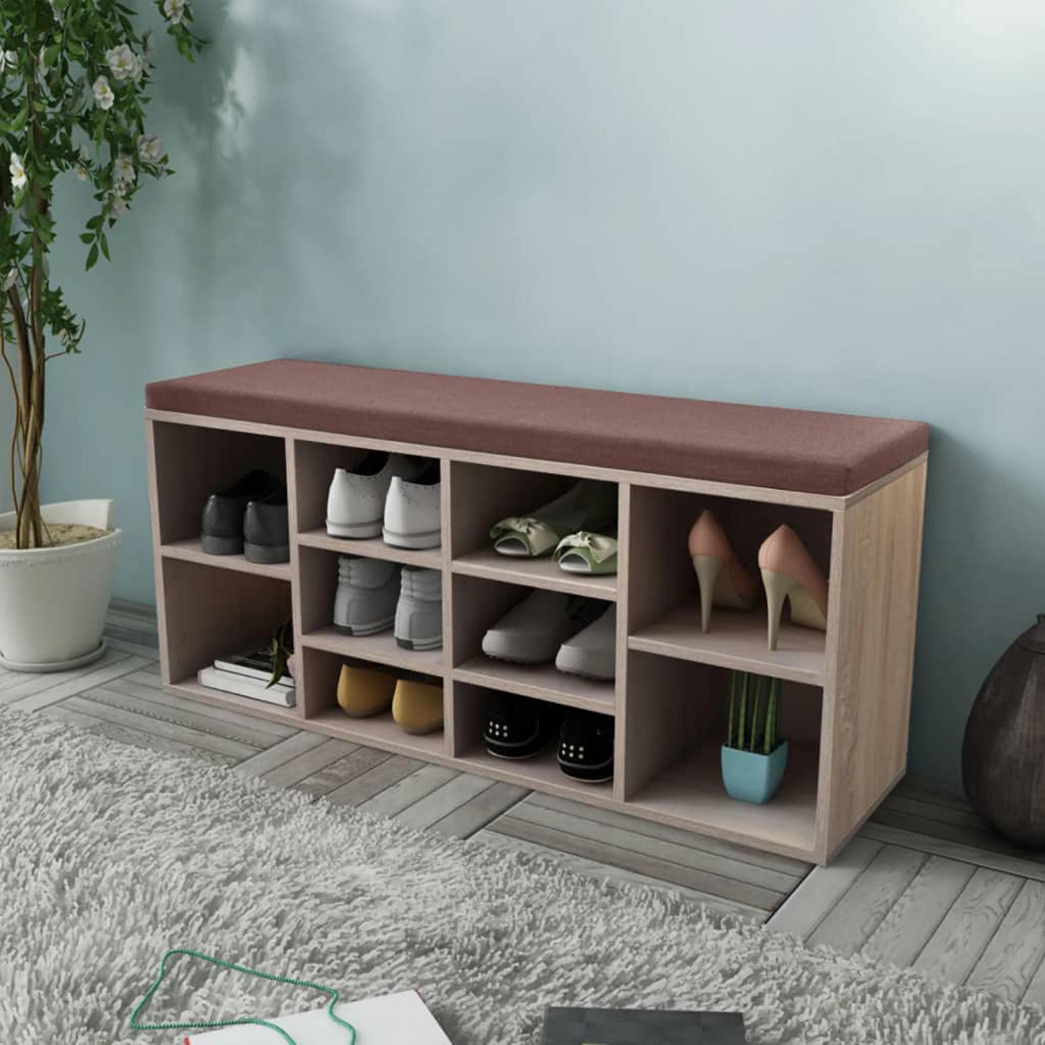 VidaXL 10-Pair Shoe Cabinet