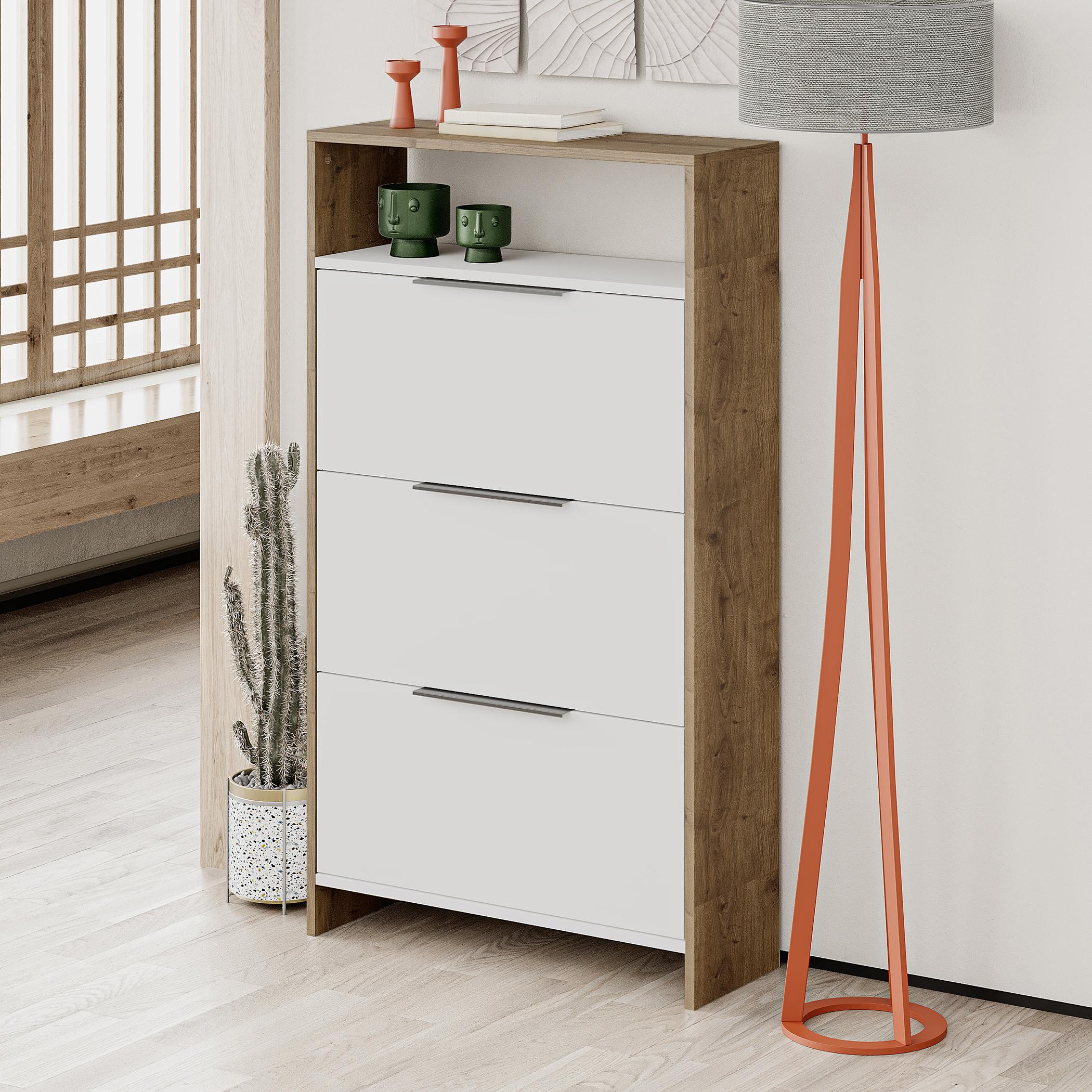 Mourah Kaju 18-Pair Shoe Cabinet
