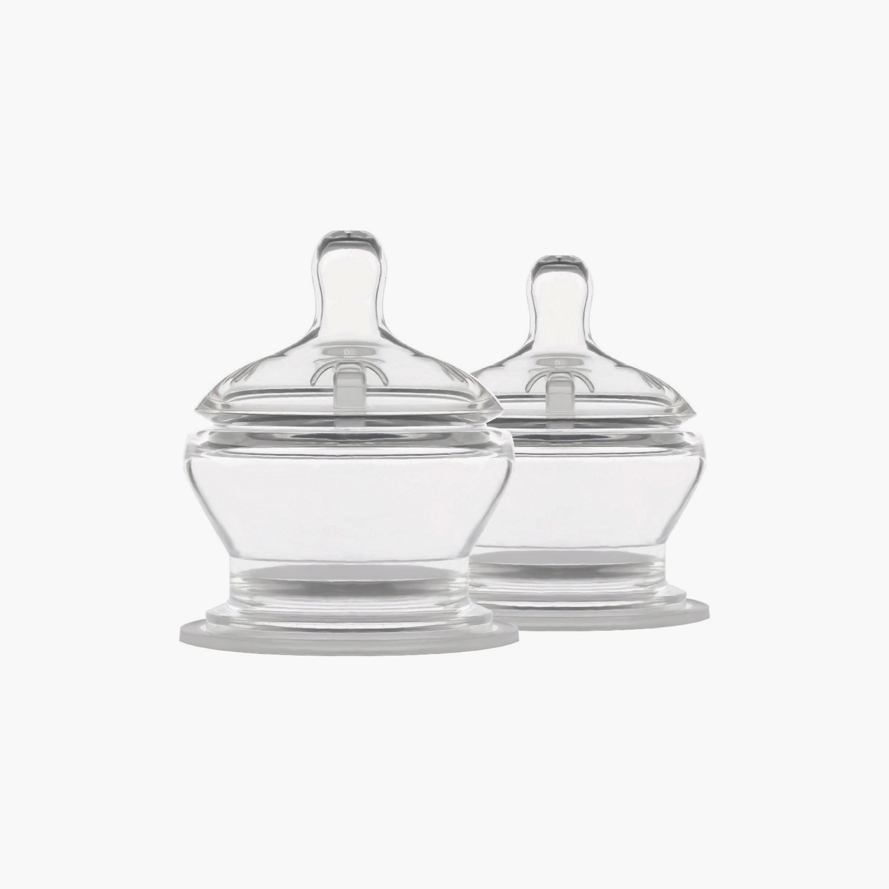 PopYum  2-Piece Transparent Feeding Nipples, Slow Flow-baby-feeding-feedingbottles-bottlesandteats-image-1