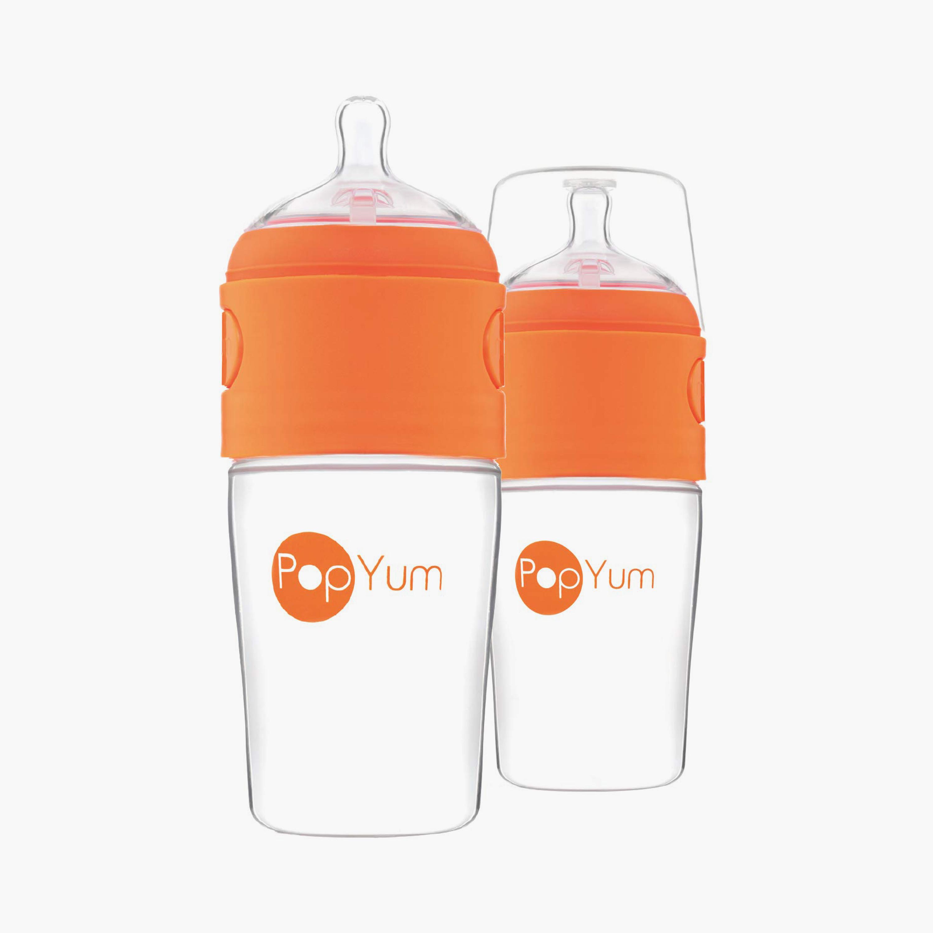 PopYum 2-Piece Pack Baby Feeding Bottle, 260ml-baby-feeding-feedingbottles-bottlesandteats-image-1