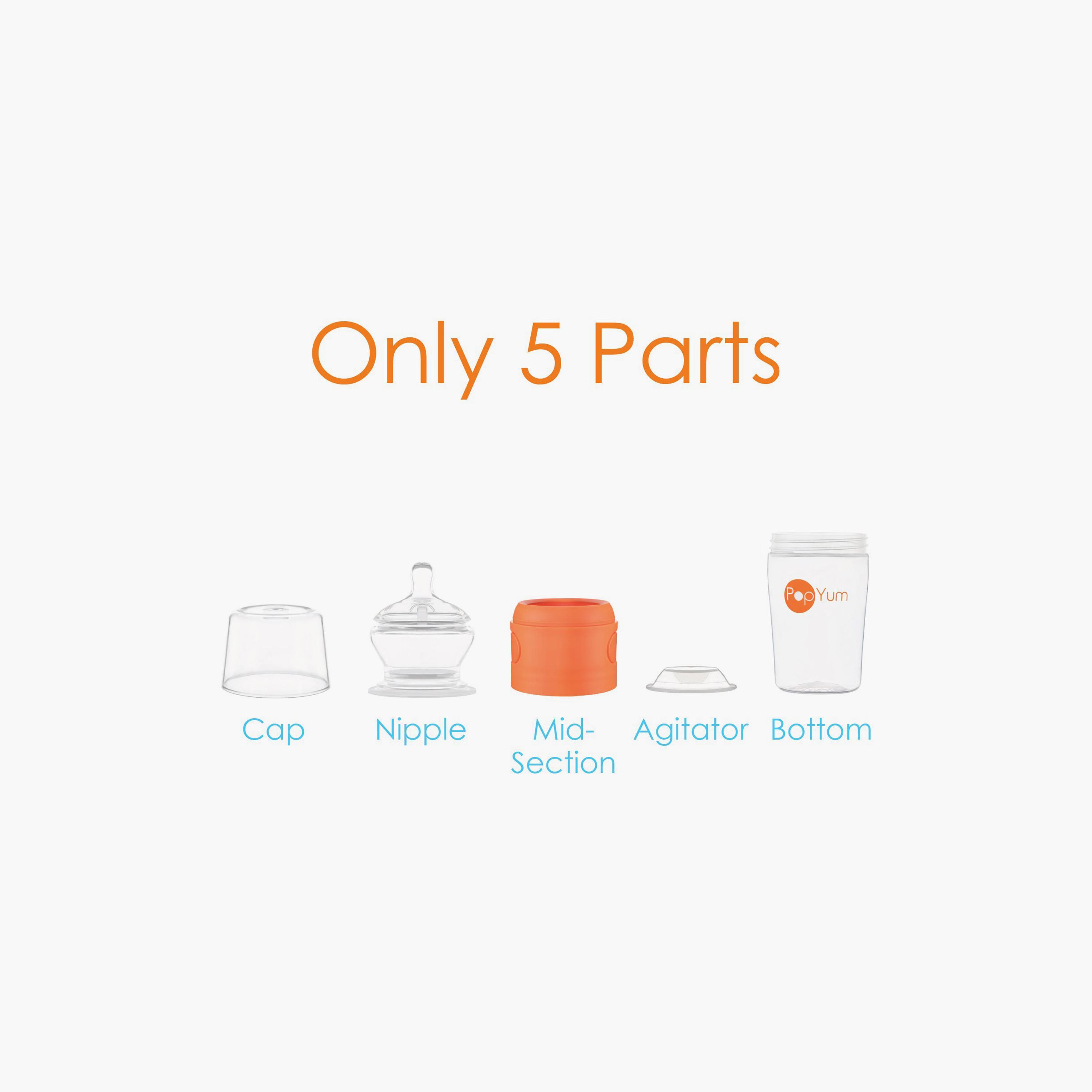 PopYum 2-Piece Pack Baby Feeding Bottle, 260ml-baby-feeding-feedingbottles-bottlesandteats-image-3