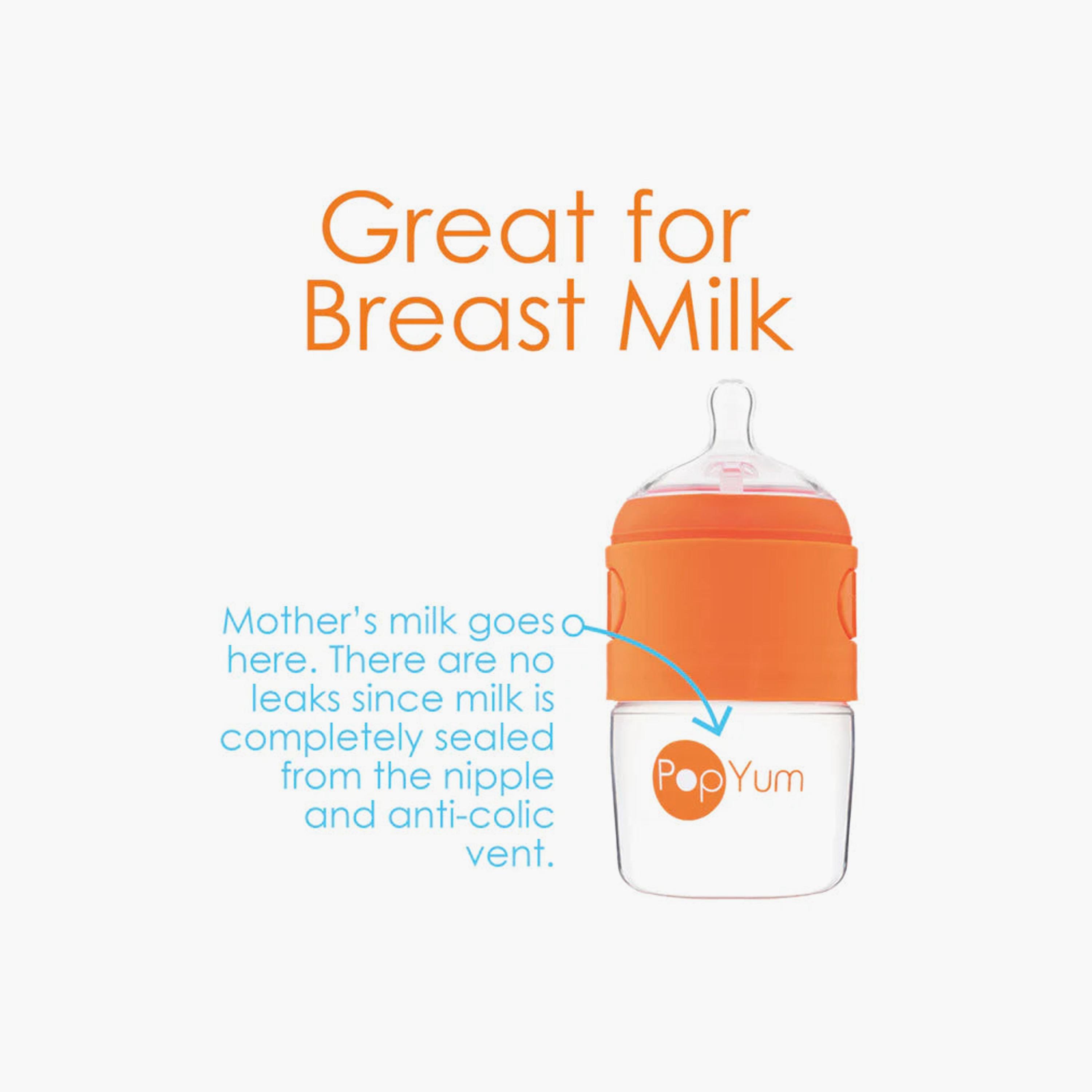 PopYum 2-Piece Pack Baby Feeding Bottle, 150ml-baby-feeding-feedingbottles-bottlesandteats-image-4