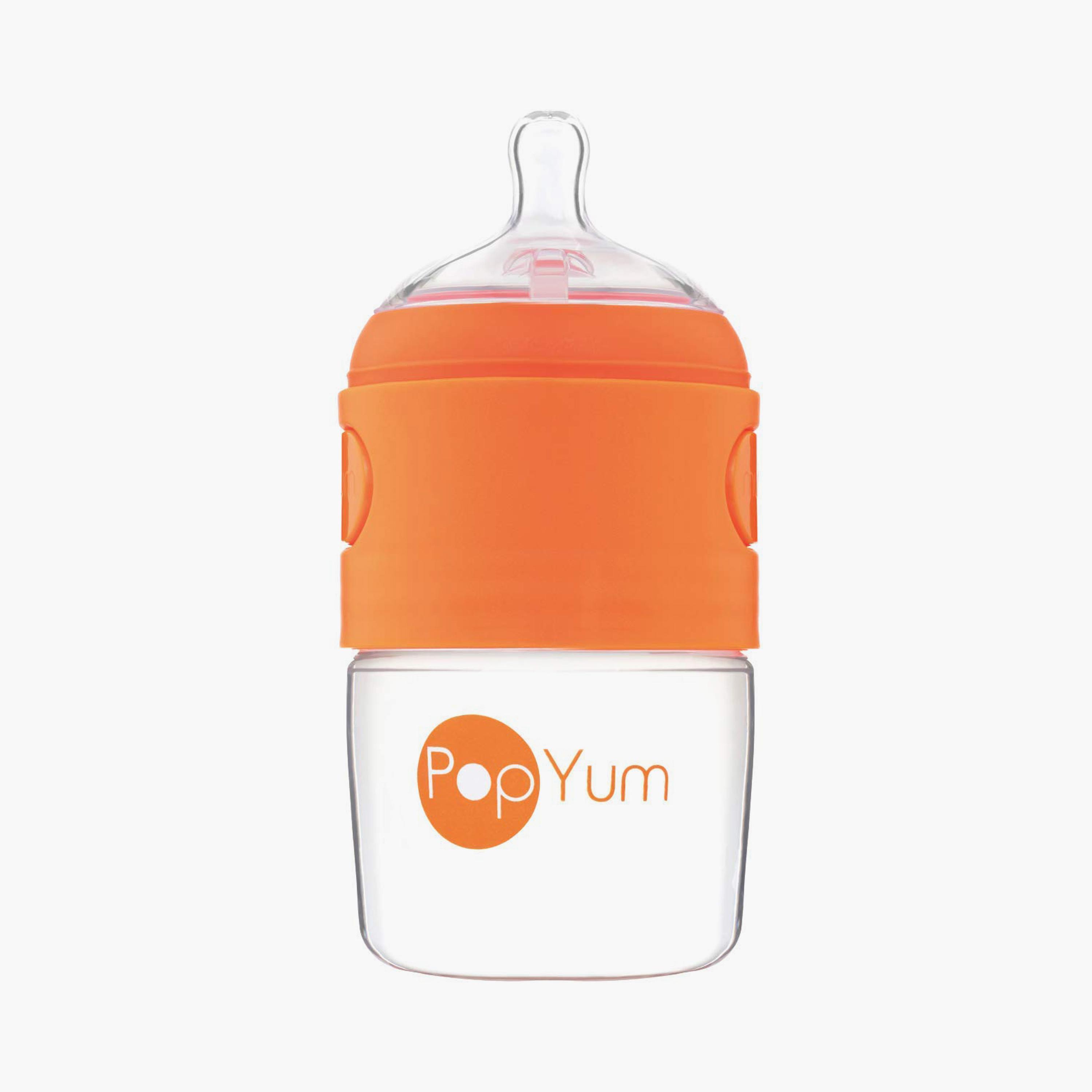 زجاجة رضاعة للأطفال من بوب يام، برتقالية، 150 مل-baby-feeding-feedingbottles-bottlesandteats-image-1