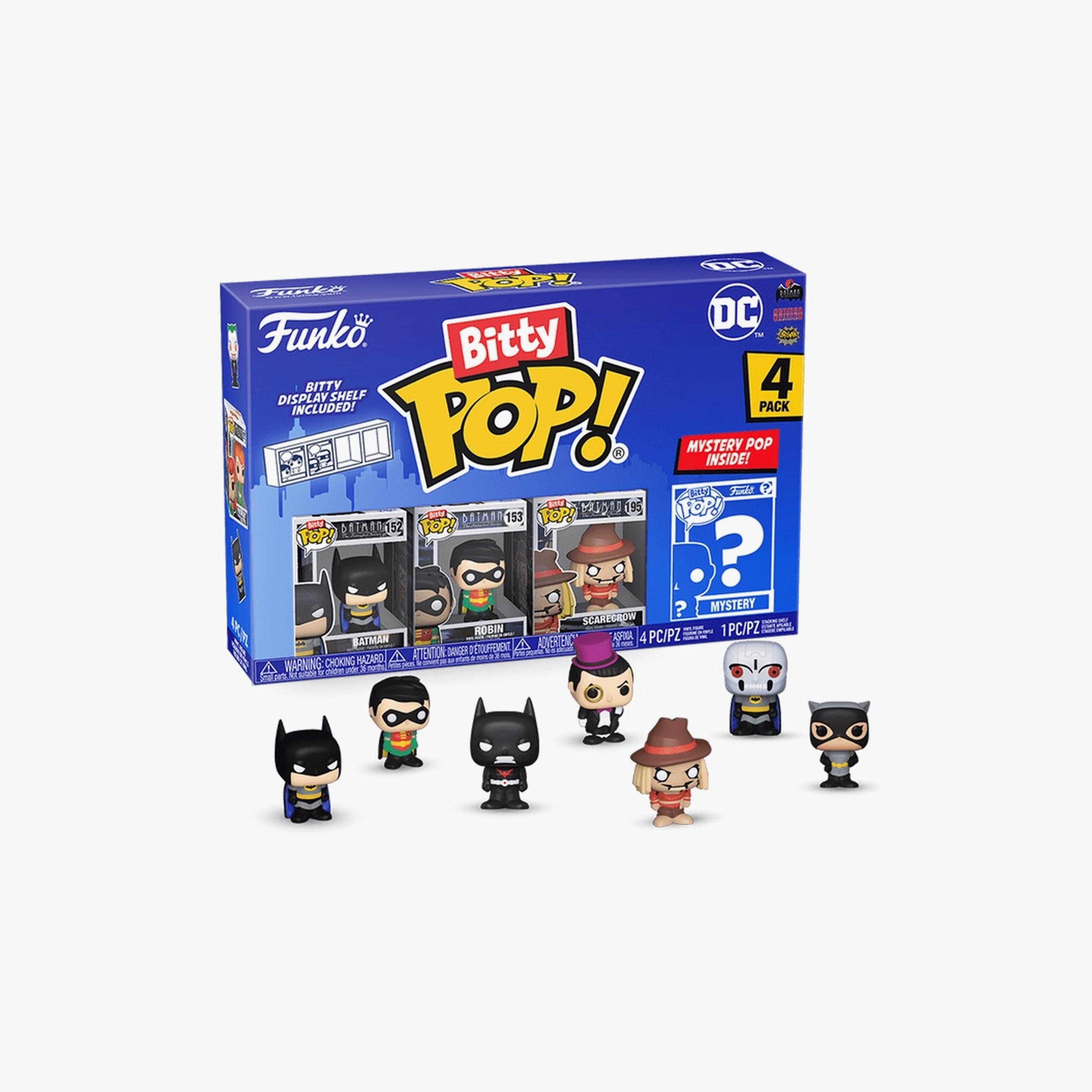 Funko Pop! 4-Piece DC - Batman Vinyl Figure Vinyl Figure-toys-playfigures-actionfigures-image-1