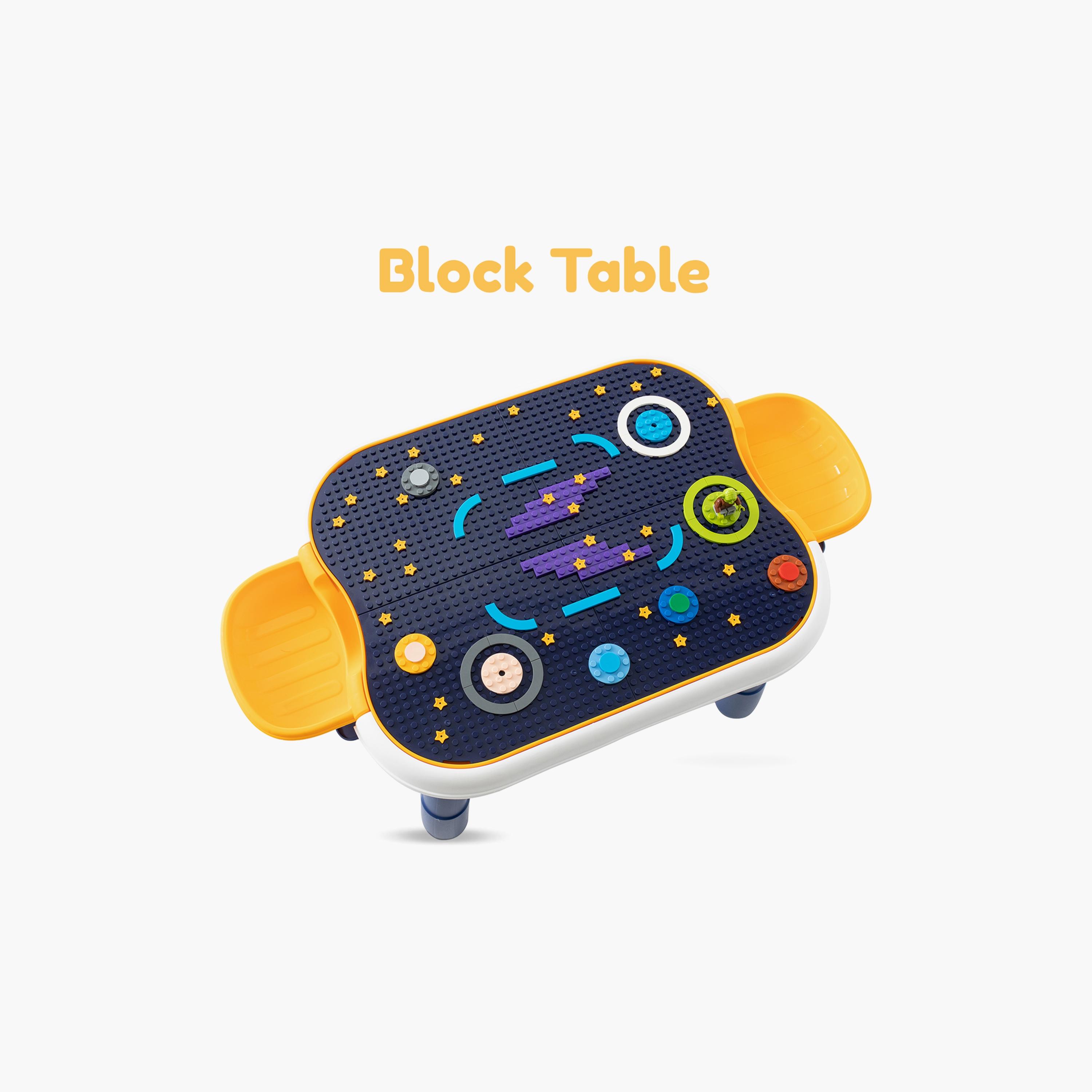 Little Story 4 In 1 Block Activity Table with Blocks, Blue-toys-outdoor-playhousesandplayards-image-3