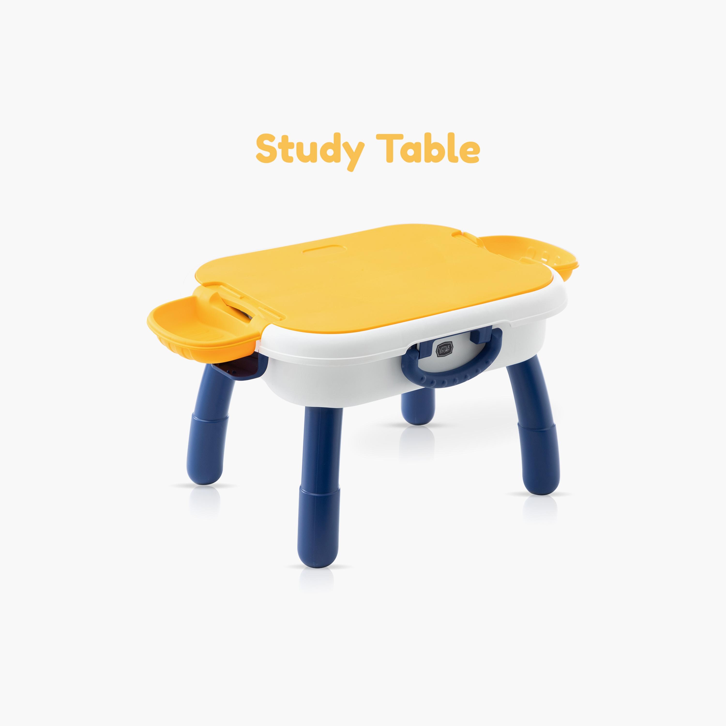 Little Story 4 In 1 Block Activity Table with Blocks, Blue-toys-outdoor-playhousesandplayards-image-5