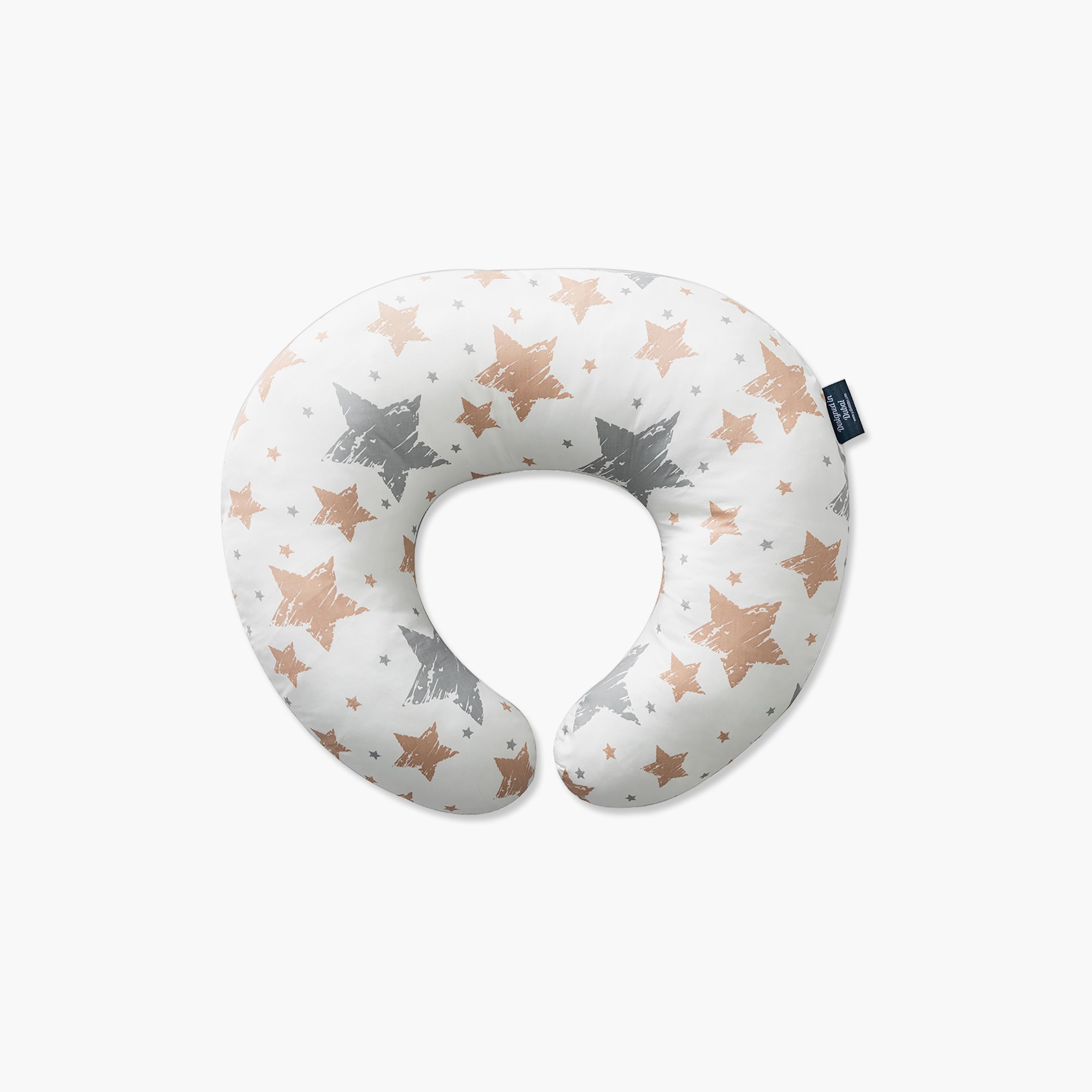 Little Story Baby Nursing Pillow - Stars Print-baby-feeding-breastfeedingandcare-image-1