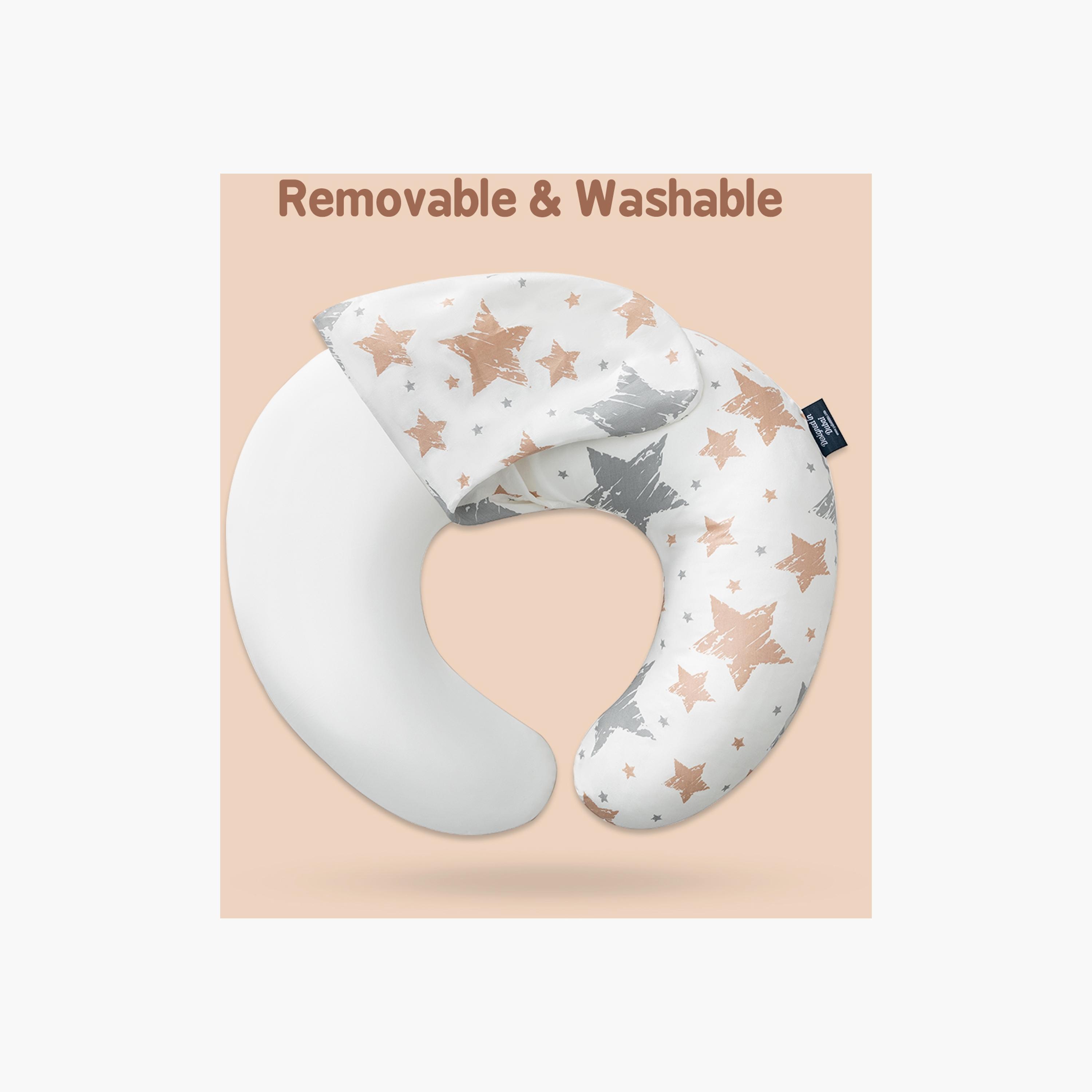 Little Story Baby Nursing Pillow - Stars Print-baby-feeding-breastfeedingandcare-image-5