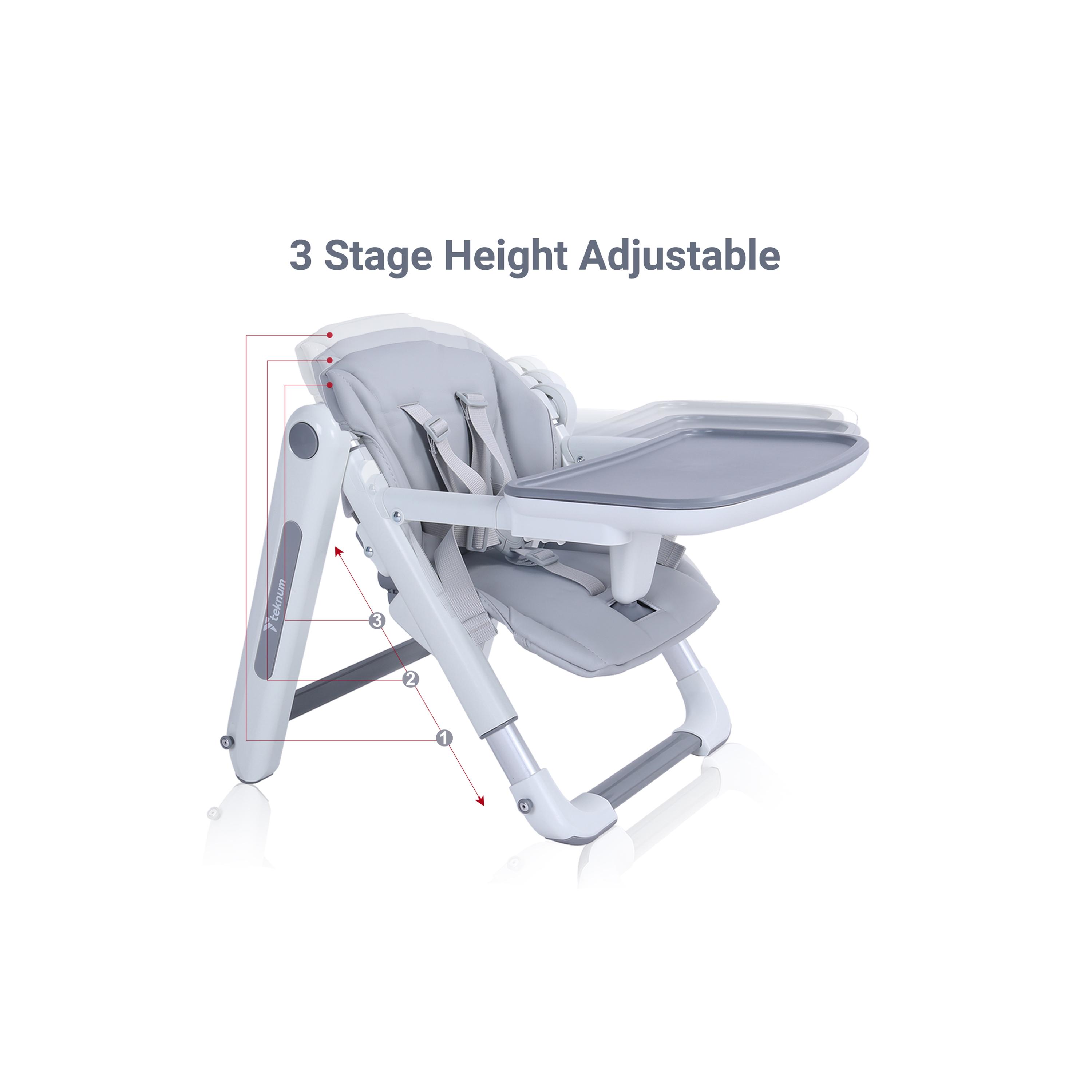 Teknum 3-IN-1 Kids Foldable Dining Booster Chair, Grey-baby-feeding-highchairsandboosters-image-12