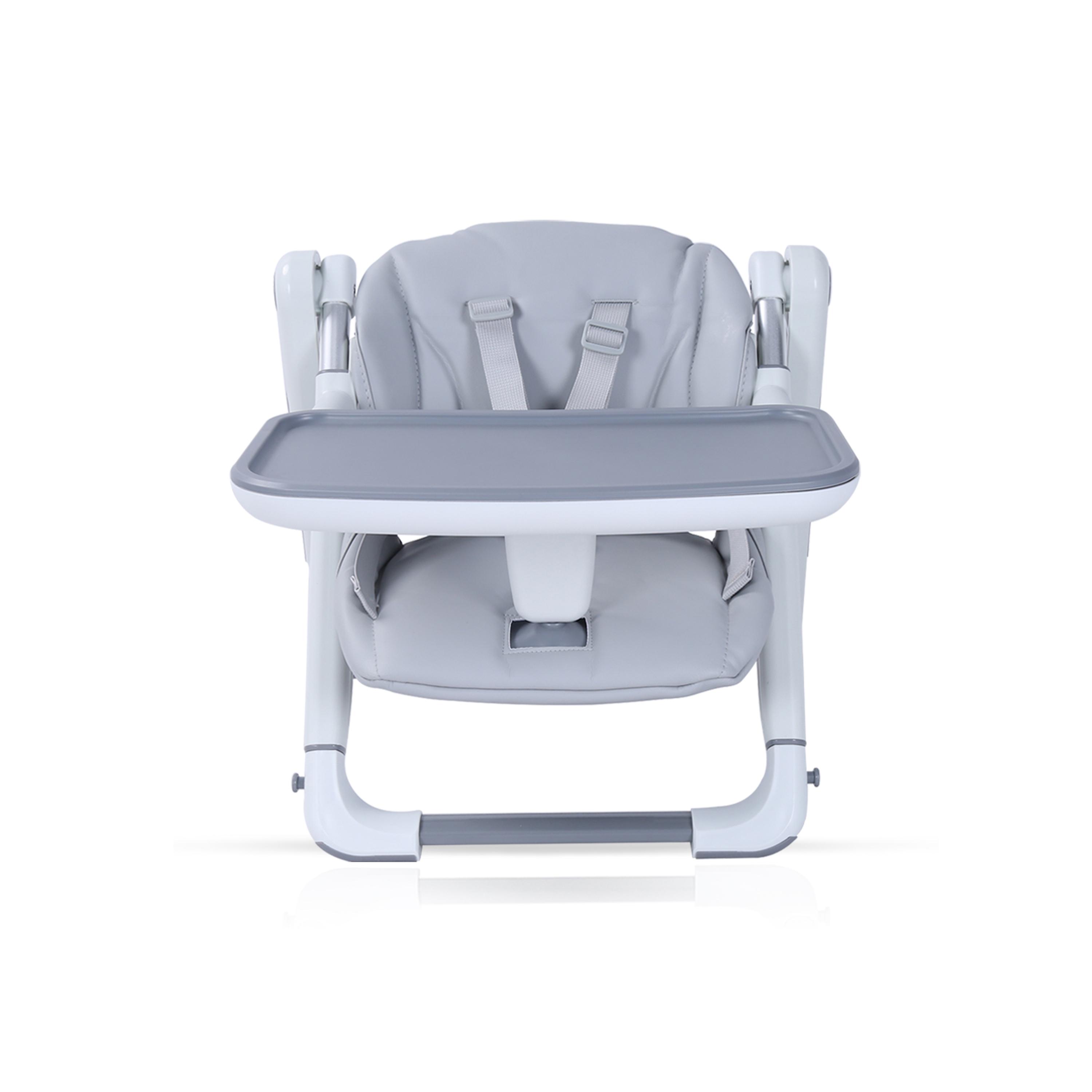 Teknum 3-IN-1 Kids Foldable Dining Booster Chair, Grey-baby-feeding-highchairsandboosters-image-3