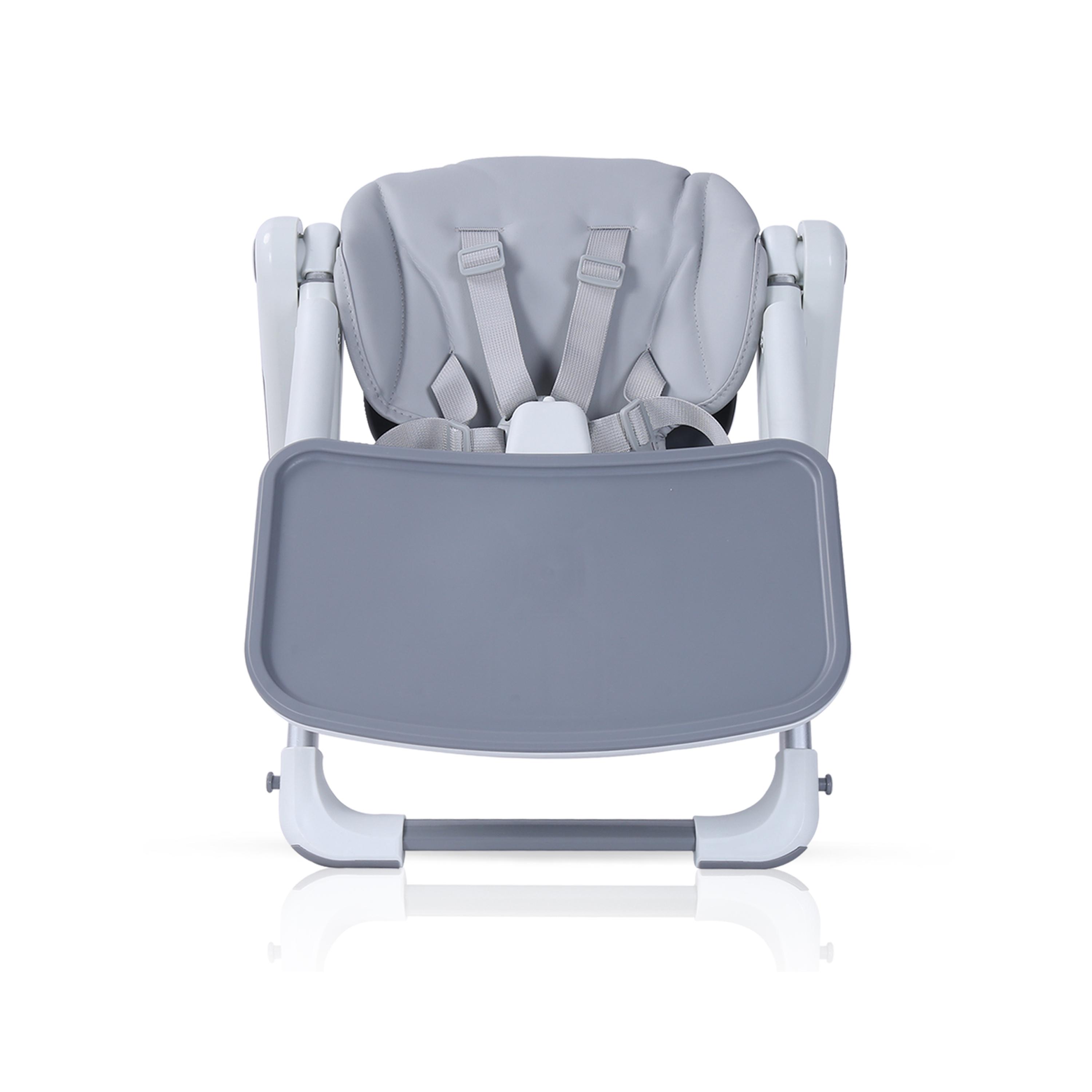 Teknum 3-IN-1 Kids Foldable Dining Booster Chair, Grey-baby-feeding-highchairsandboosters-image-4