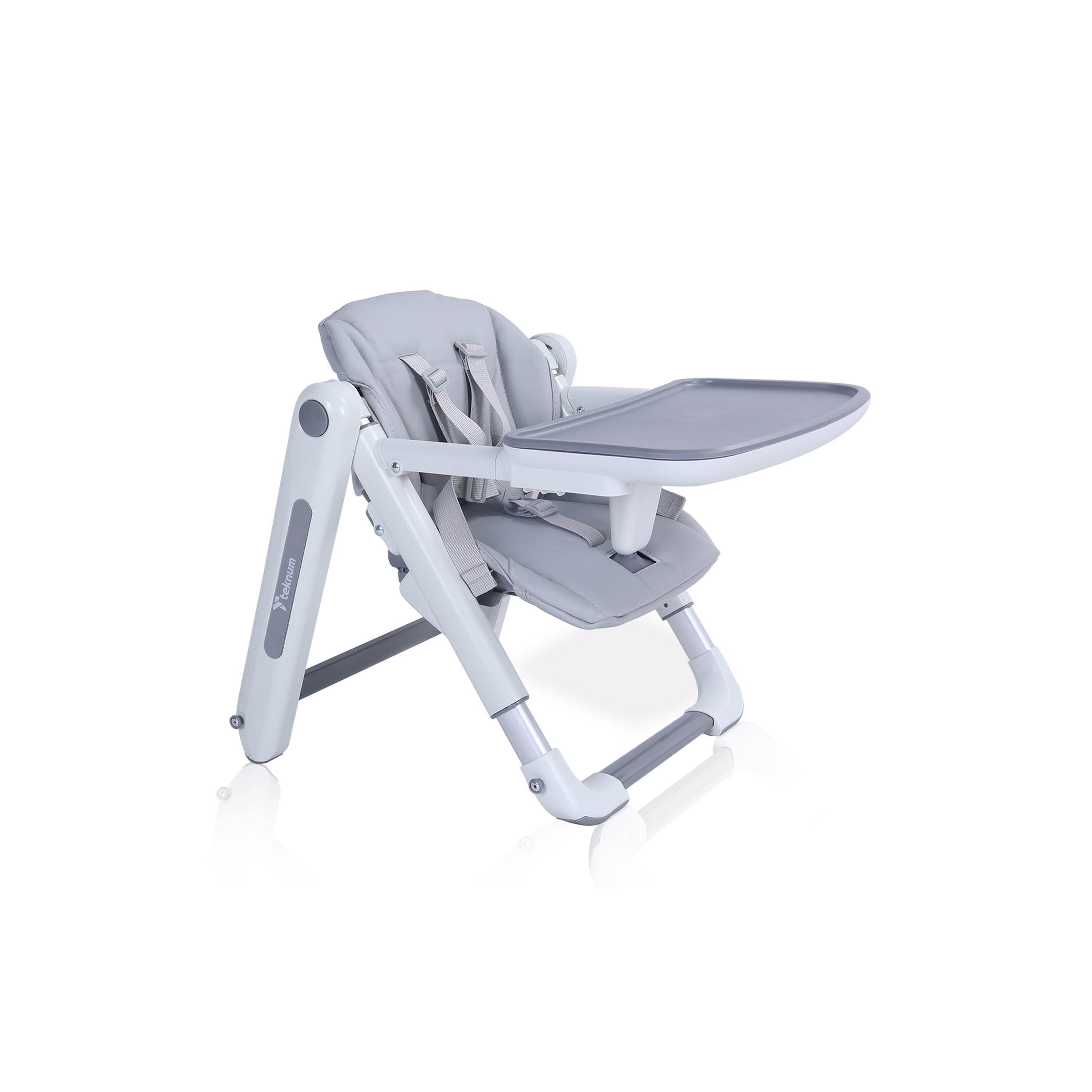 Teknum 3-IN-1 Kids Foldable Dining Booster Chair, Grey-baby-feeding-highchairsandboosters-image-6