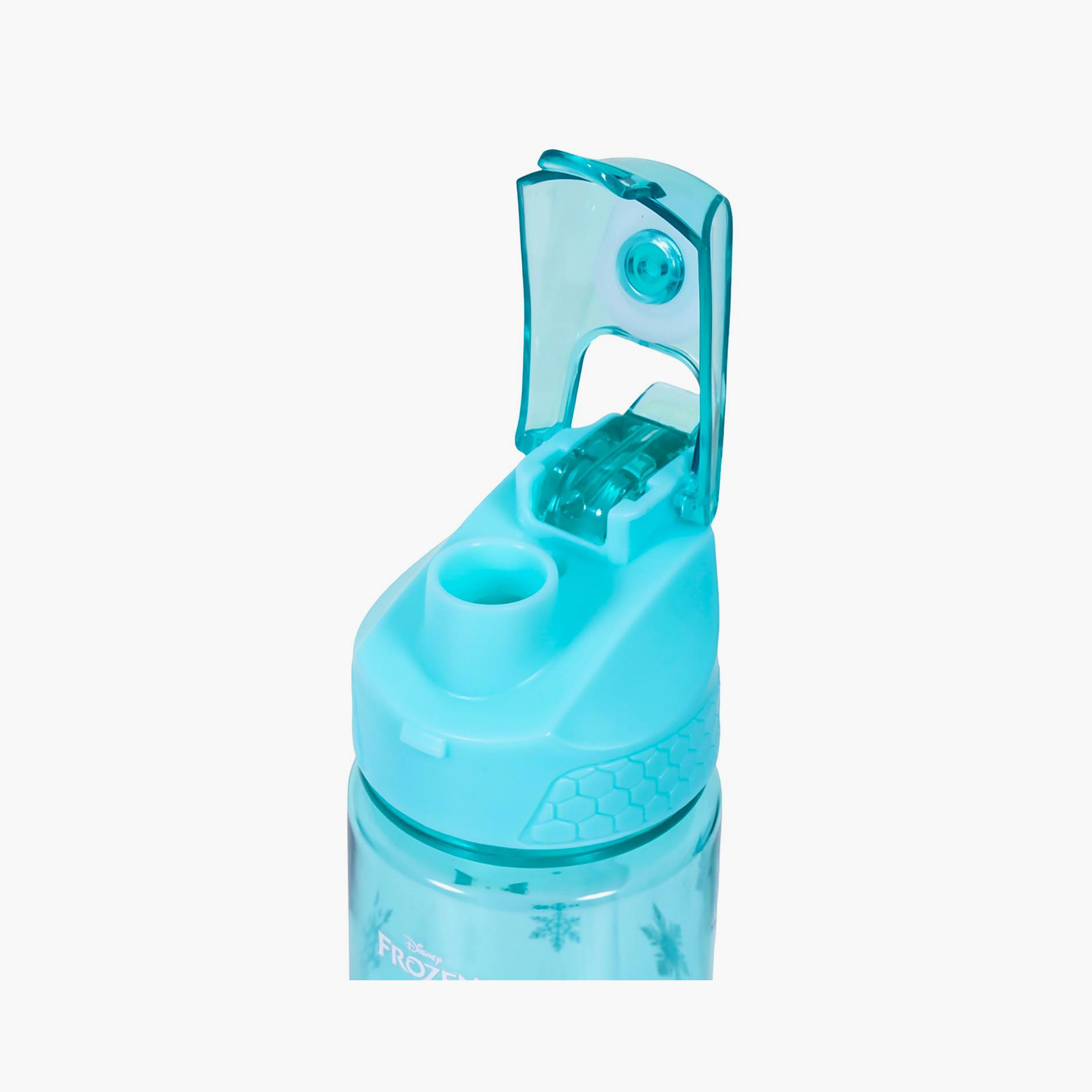 Eazy Kids Disney 2in1 Frozen Princess Elsa Tritan Water Bottle, Green, 650ml-school-waterbottles-image-2