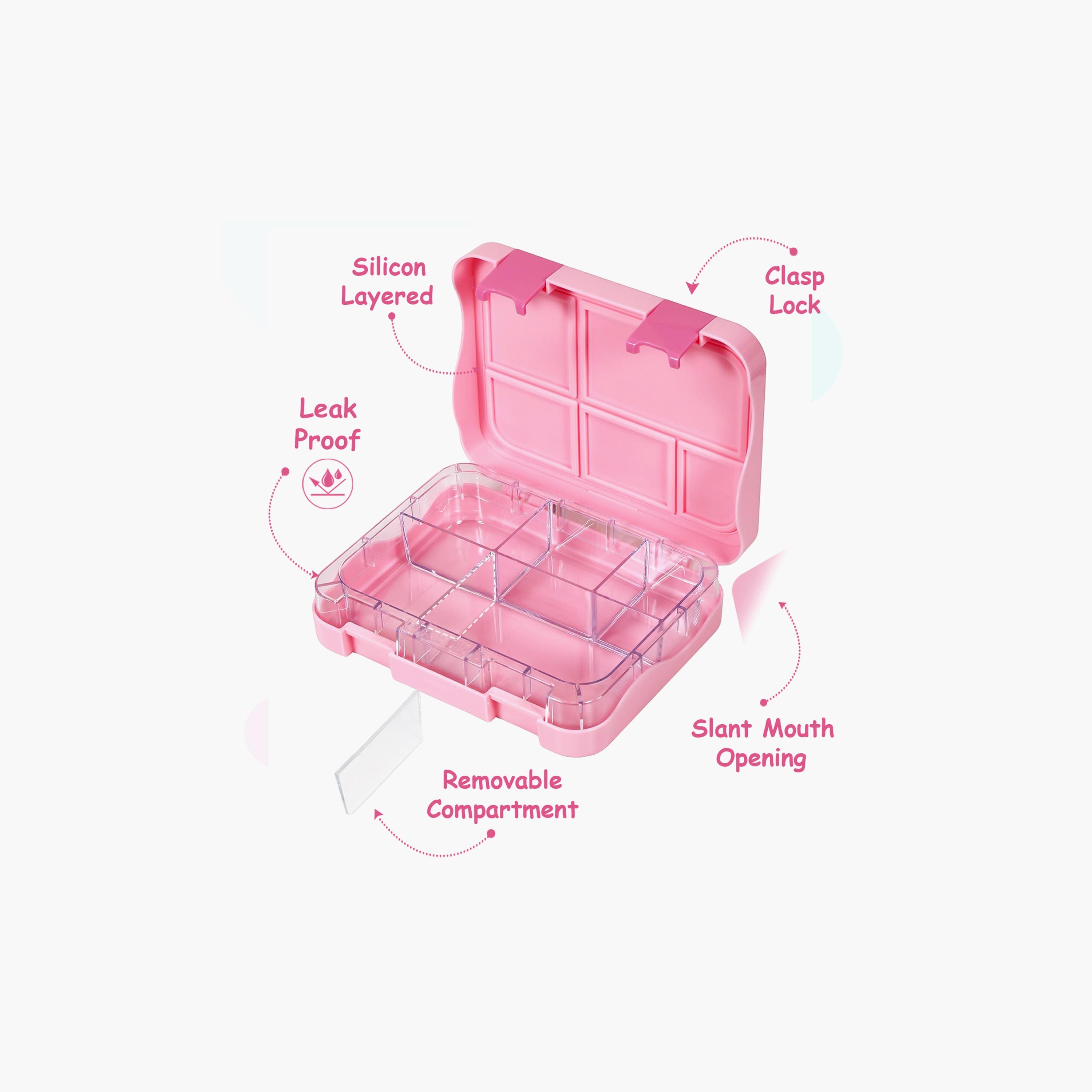 Eazy Kids Convertible Bento Lunch Box with Sandwich Cutter Set - Girl Power-school-lunchessentials-lunchboxes-image-2