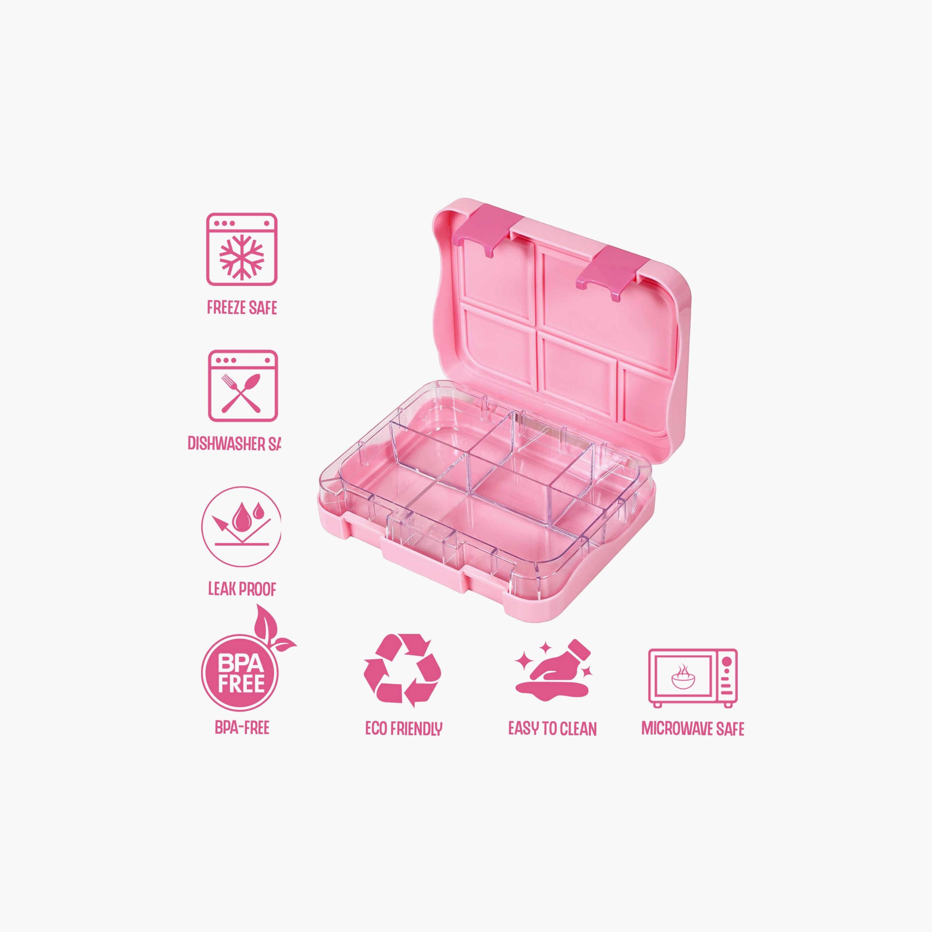 Eazy Kids Convertible Bento Lunch Box with Sandwich Cutter Set - Girl Power-school-lunchessentials-lunchboxes-image-3