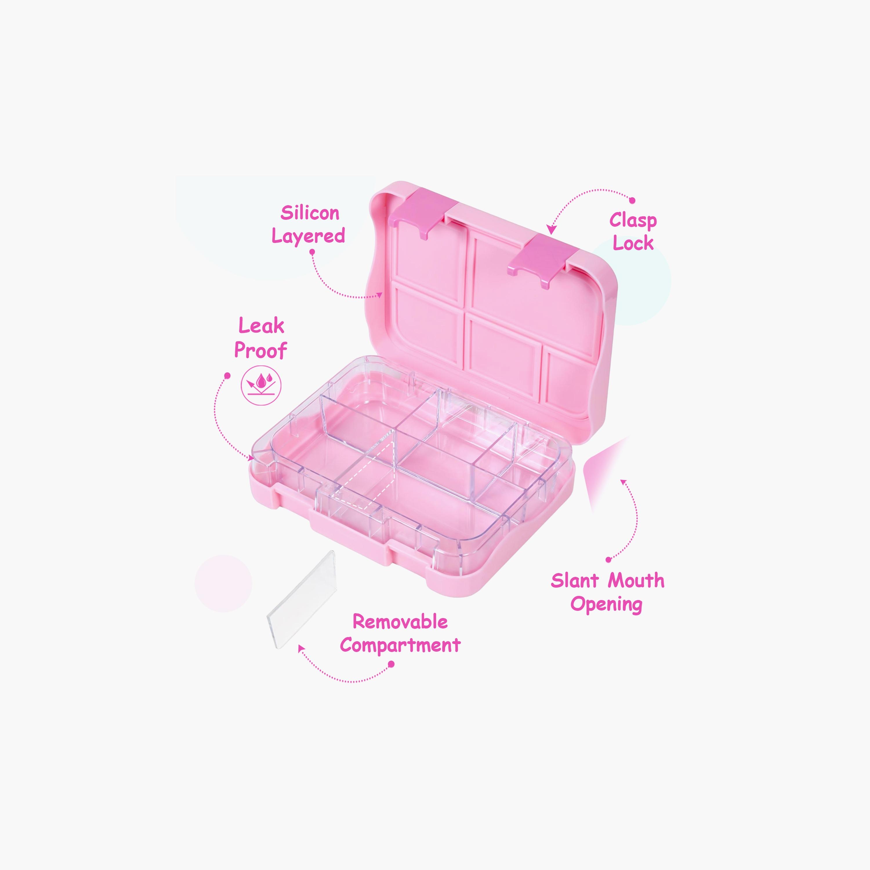 Eazy Kids Convertible Bento Lunch Box with Sandwich Cutter Set - Gamer Girl-school-lunchessentials-lunchboxes-image-2