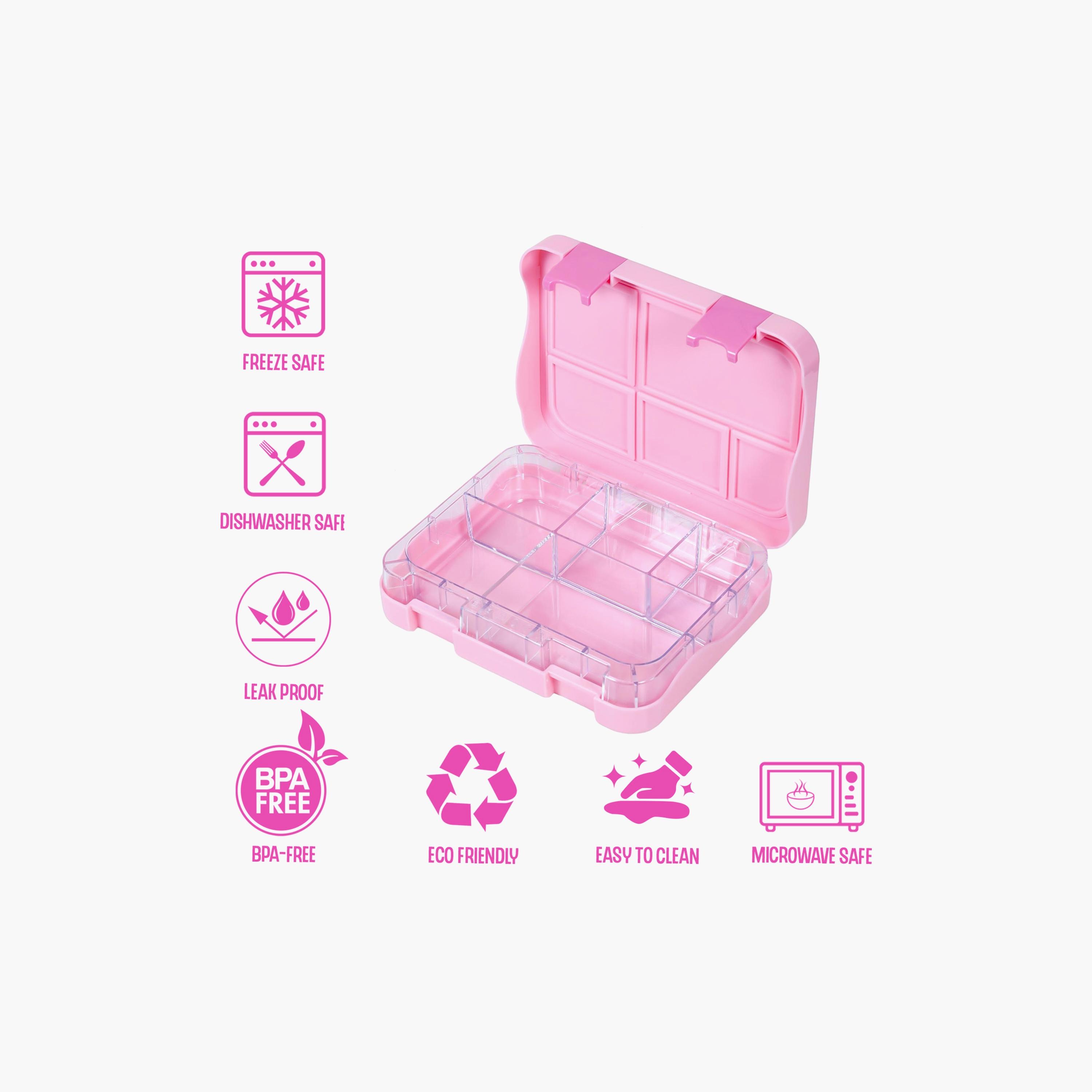 Eazy Kids Convertible Bento Lunch Box with Sandwich Cutter Set - Gamer Girl-school-lunchessentials-lunchboxes-image-3