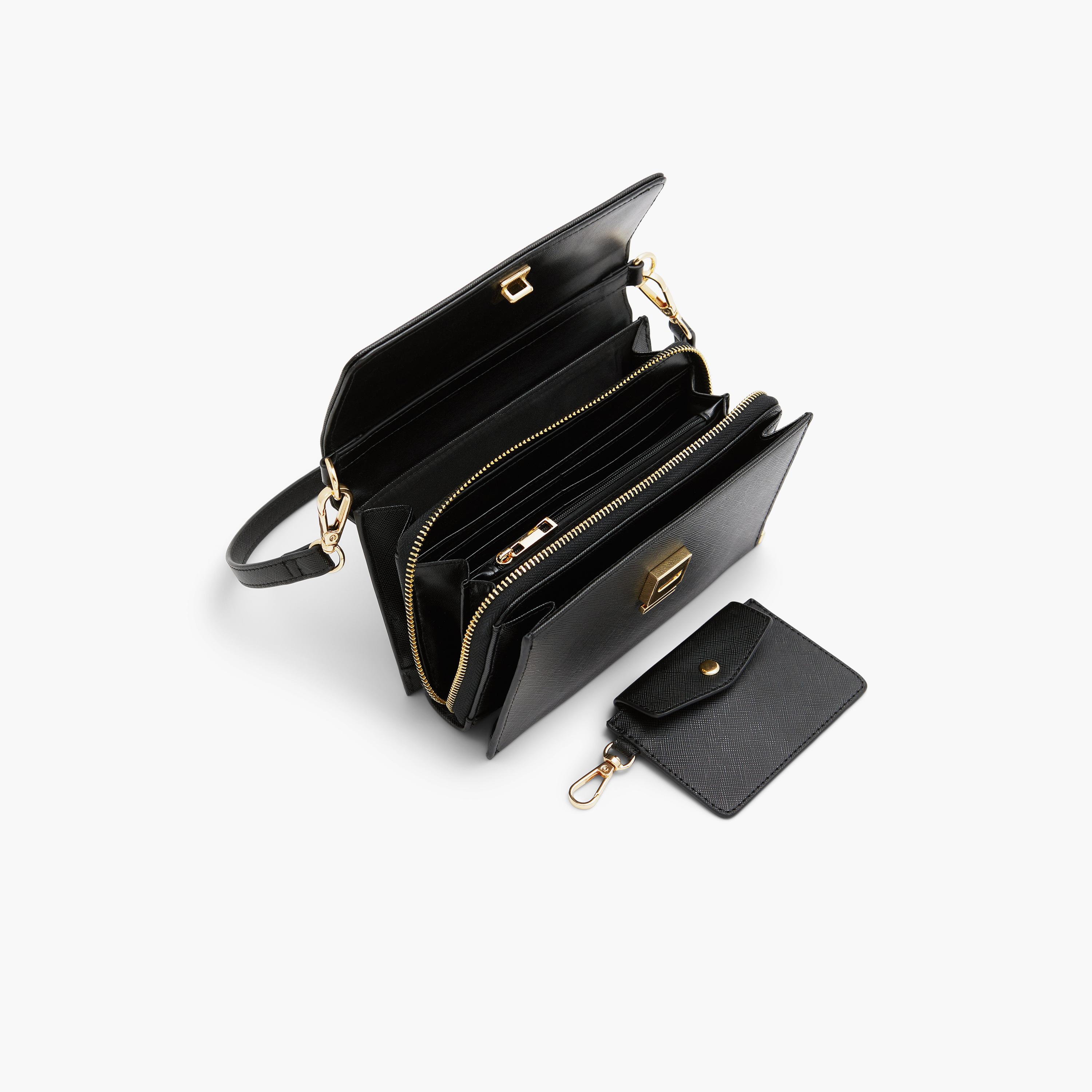 كول ات سبرينج شنطة كروس منقوشة مع مشبك لف-women-bagsandwallets-handbags-image-3